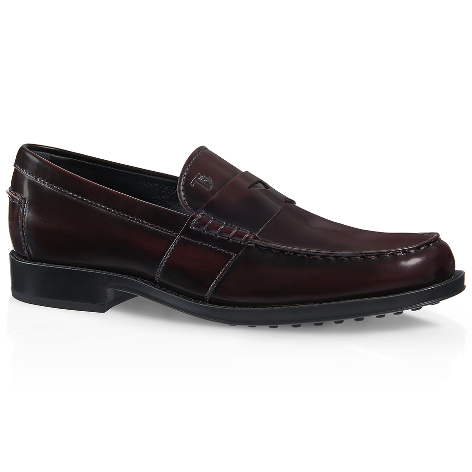 mens purple loafers tod s leather loafers in purple for lyst mens purple loafers tod s leather loafers in purple for lyst