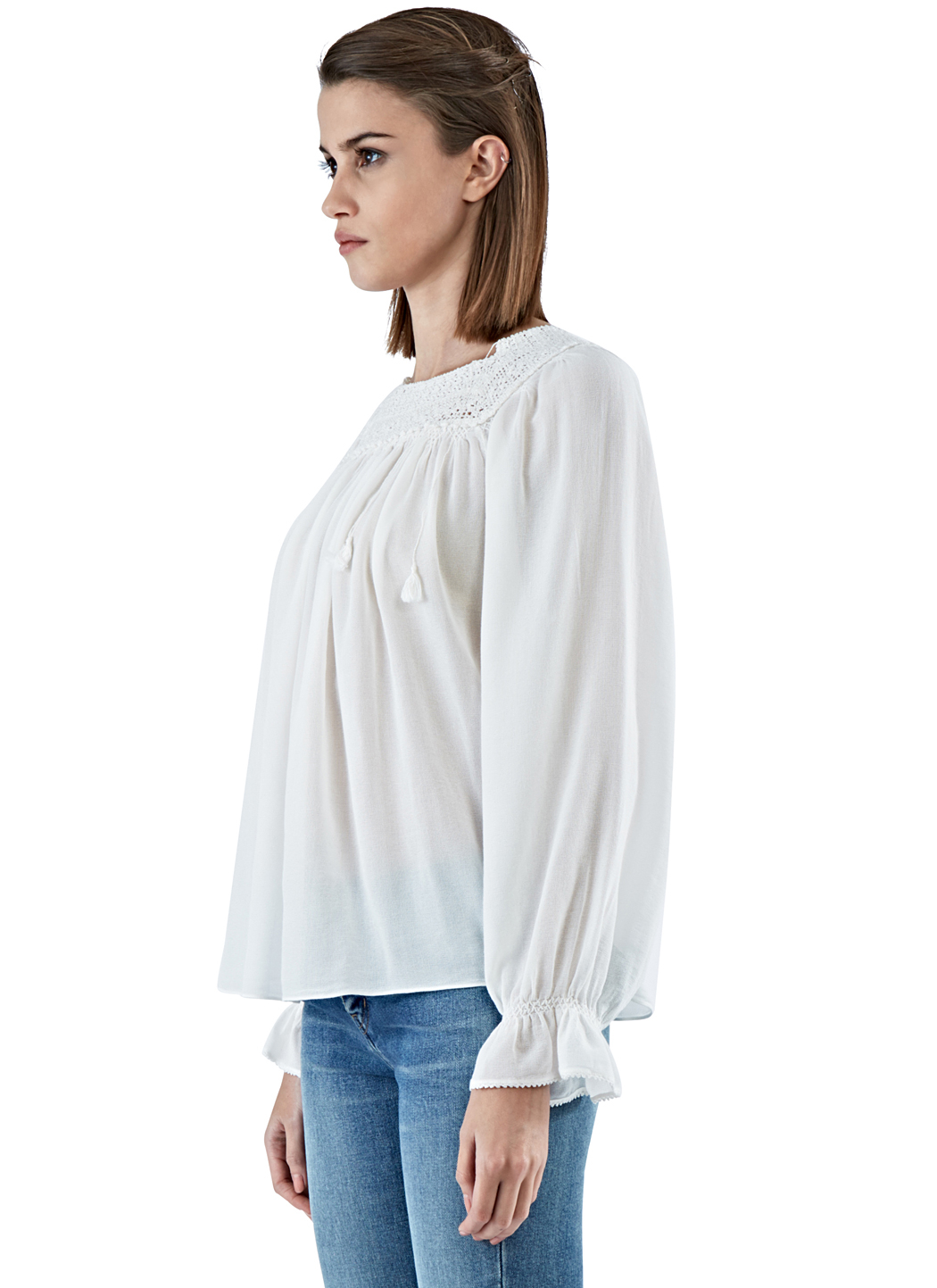 Online Buy Wholesale cotton gauze blouse from China cotton