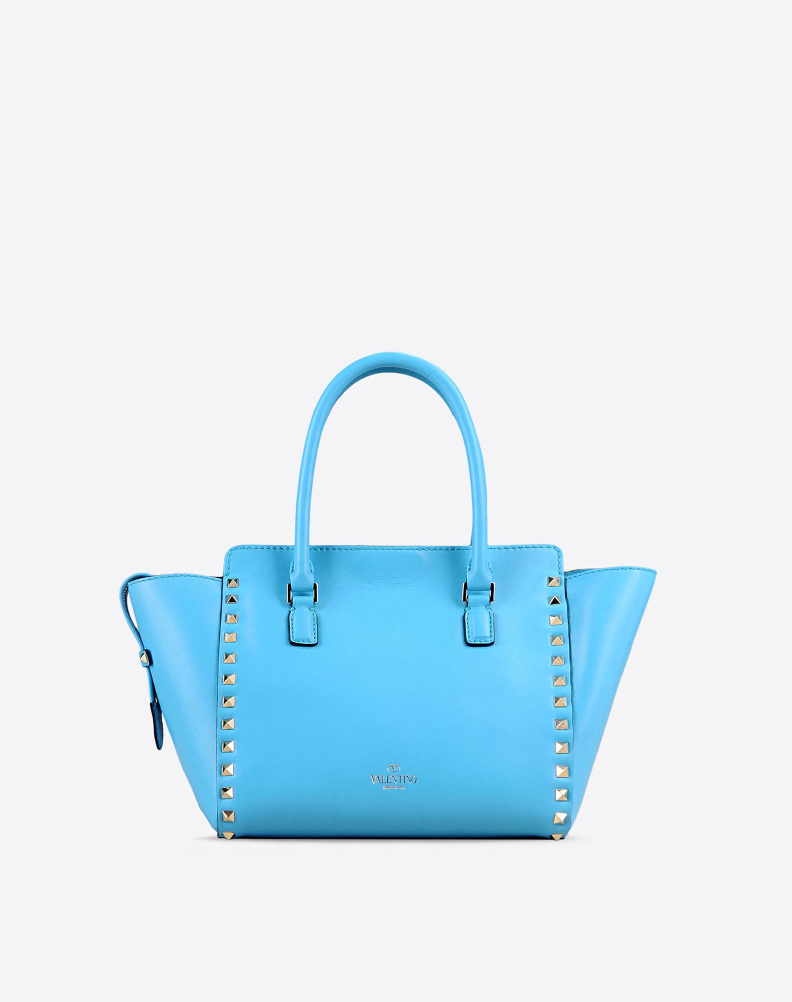 azure blue prada bag  