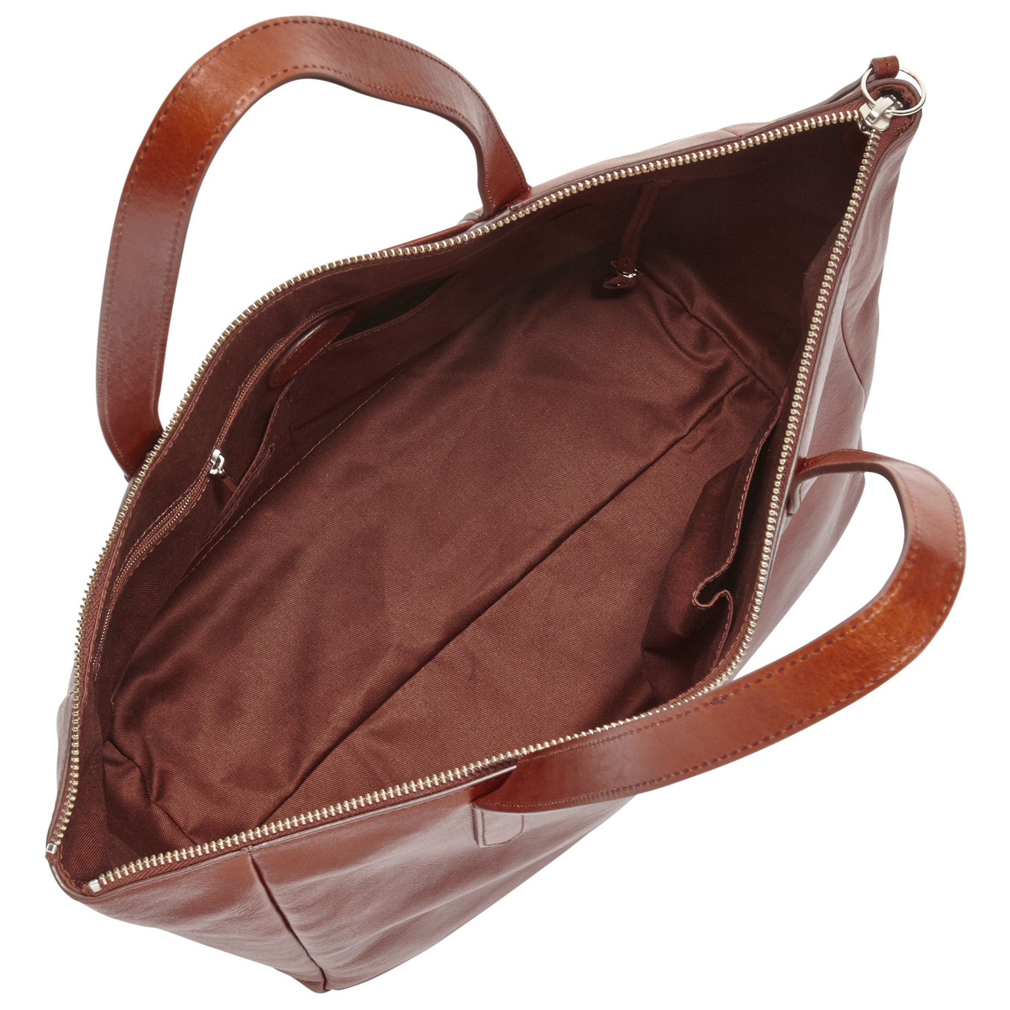 Fossil Sydney Leather Per Bag In Brown Lyst Gallery