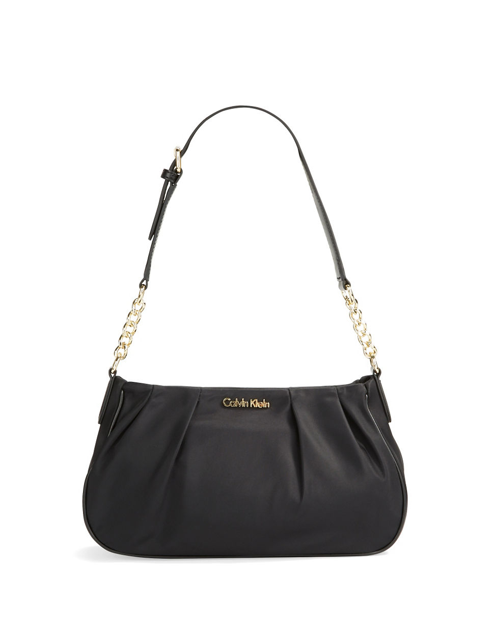 Calvin Klein Synthetic Nylon Demi Shoulder Bag in Black Lyst