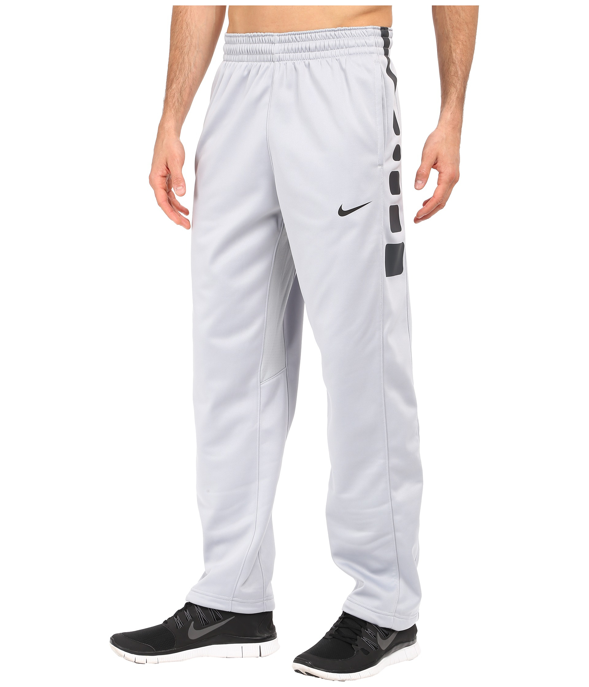 Nike Elite Stripe Pants in Gray for Men | Lyst