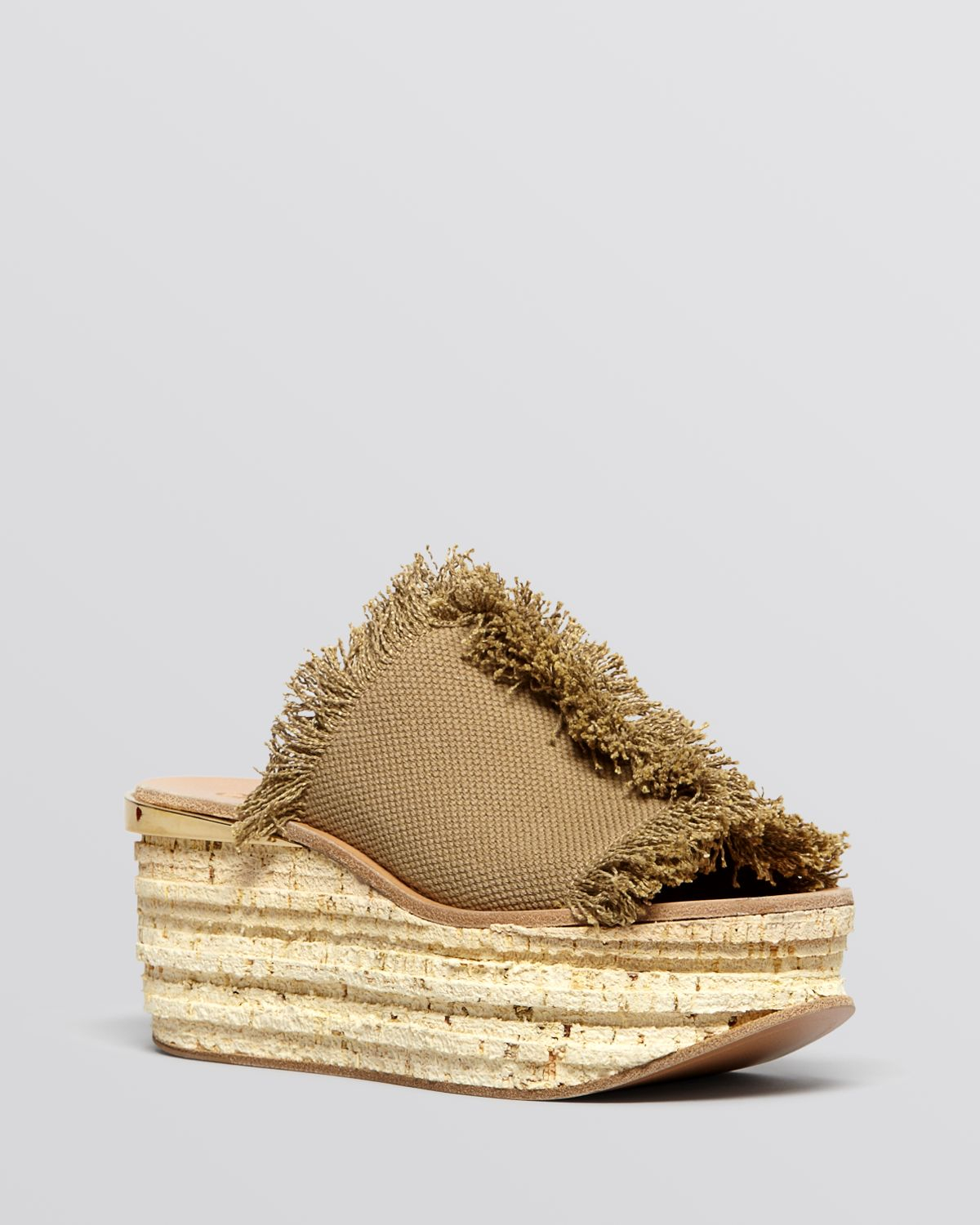 chloe canvas sandals