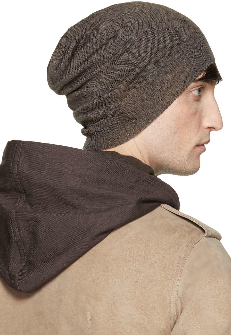 rick owens cashmere beanie