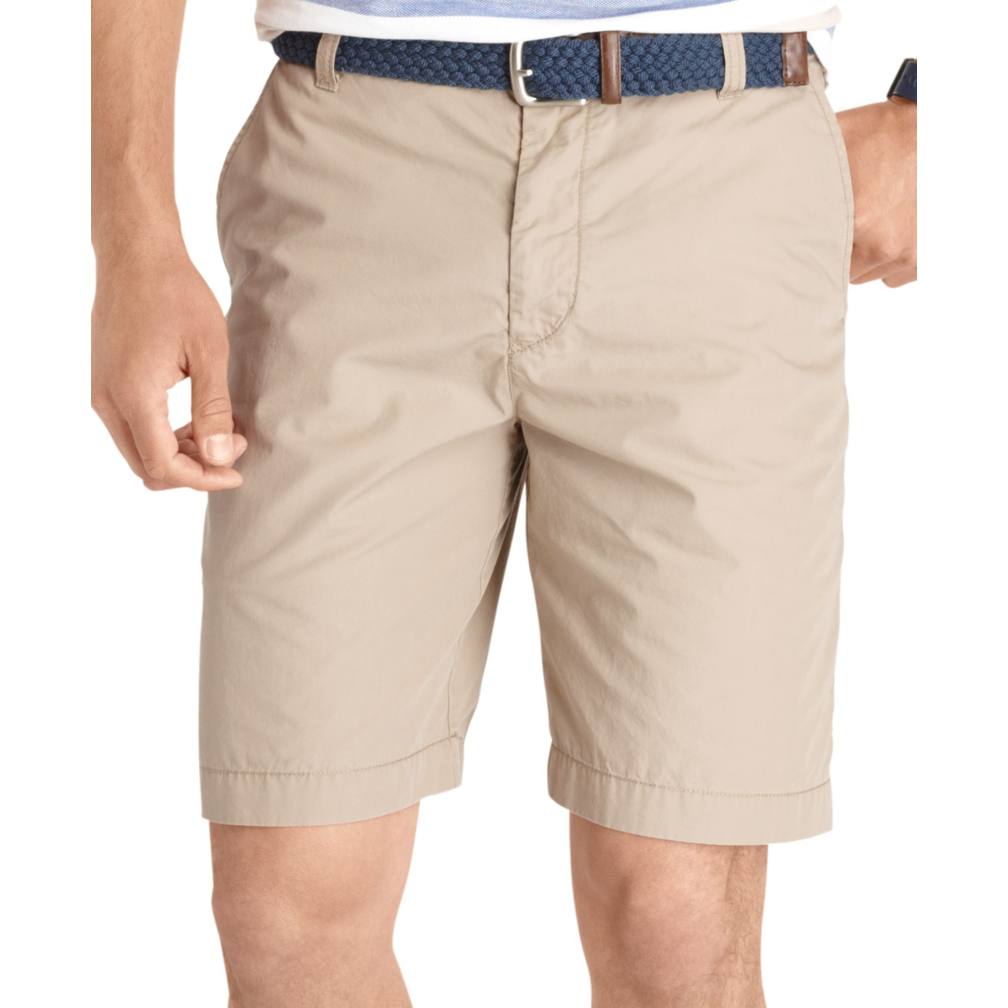 izod flat front shorts