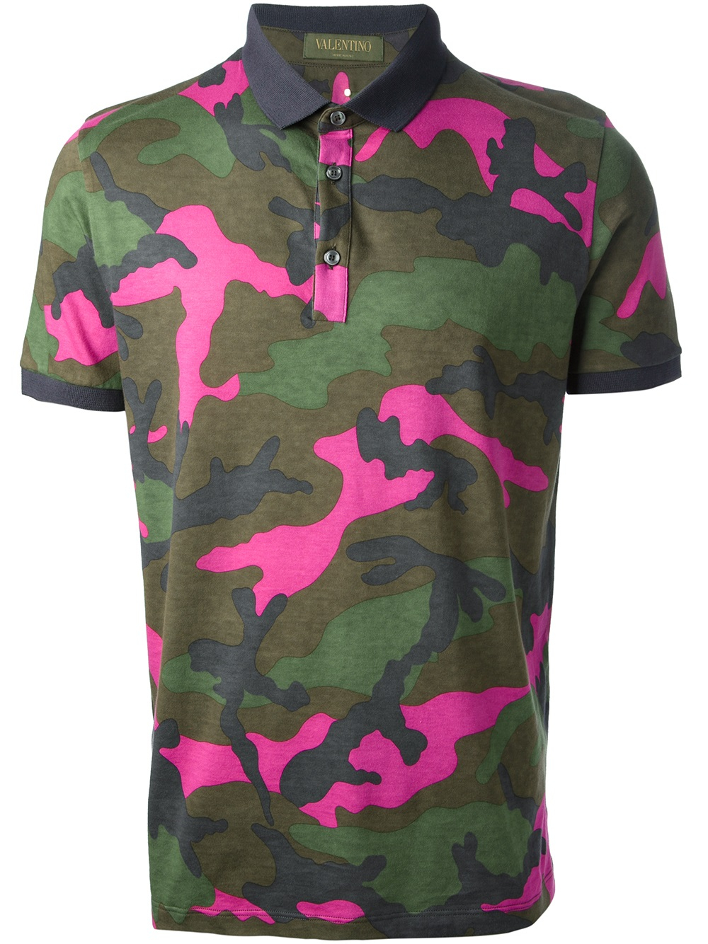 pink camo polo