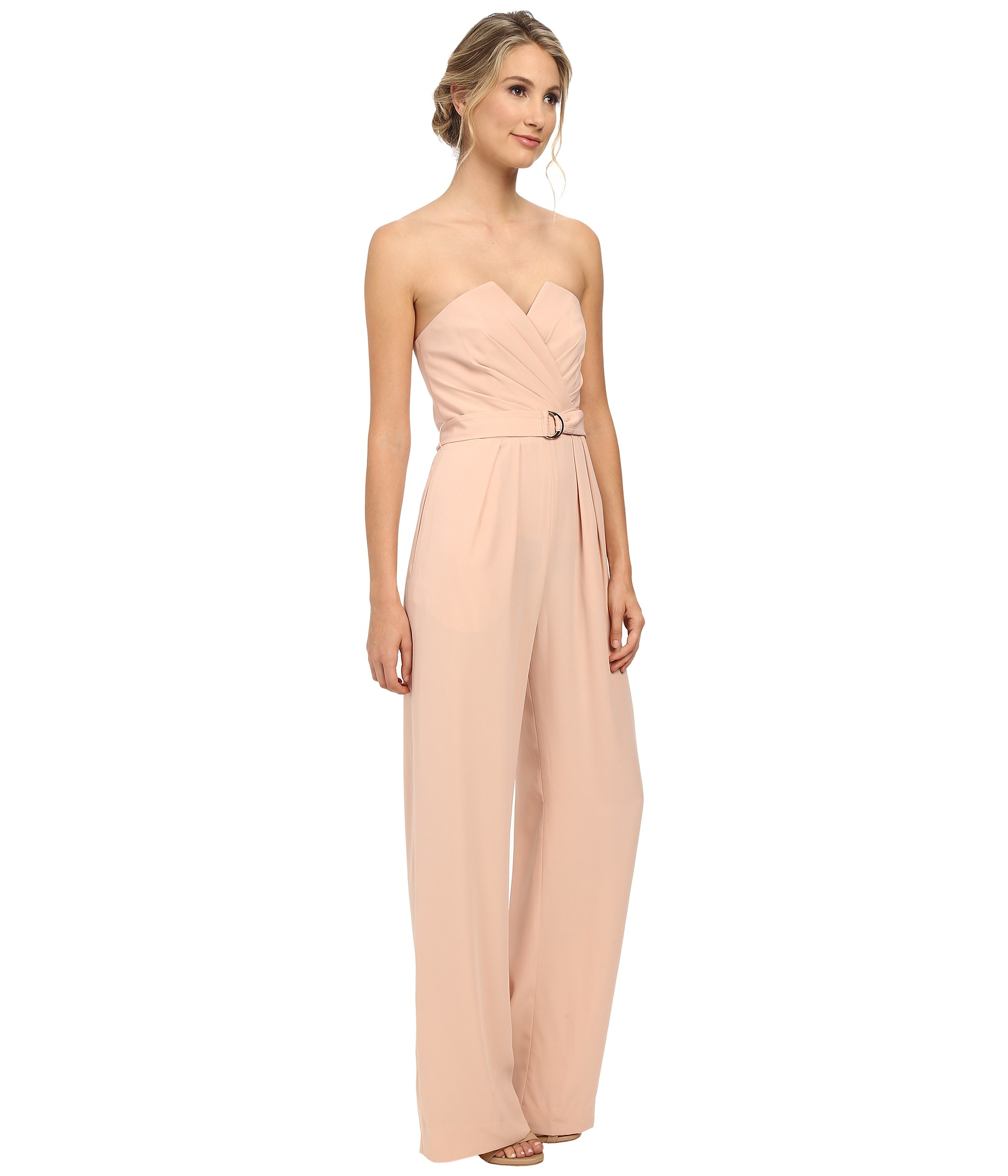 sweetheart neck jumpsuit
