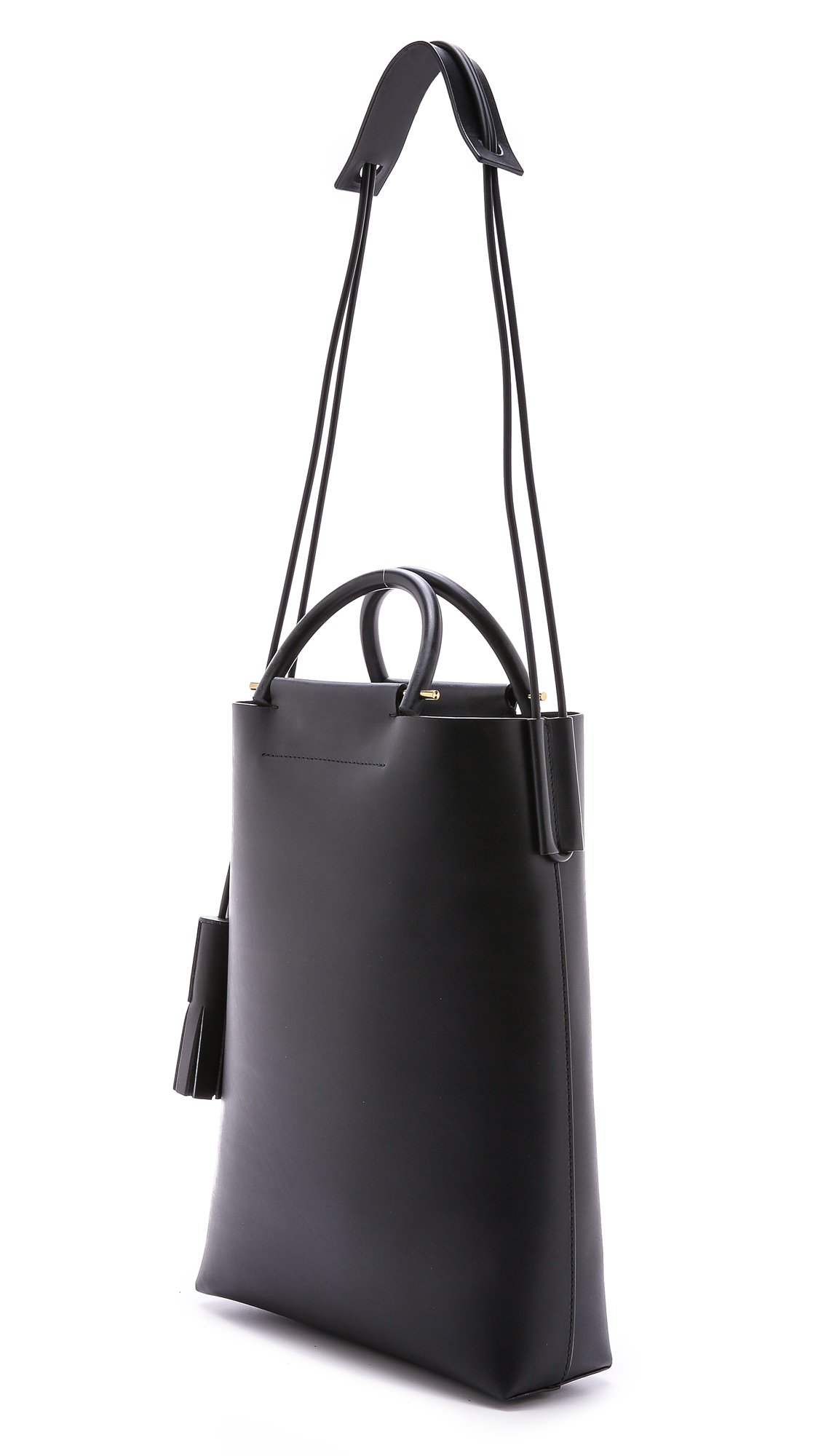 Building block Business Tote Bag in Black Lyst