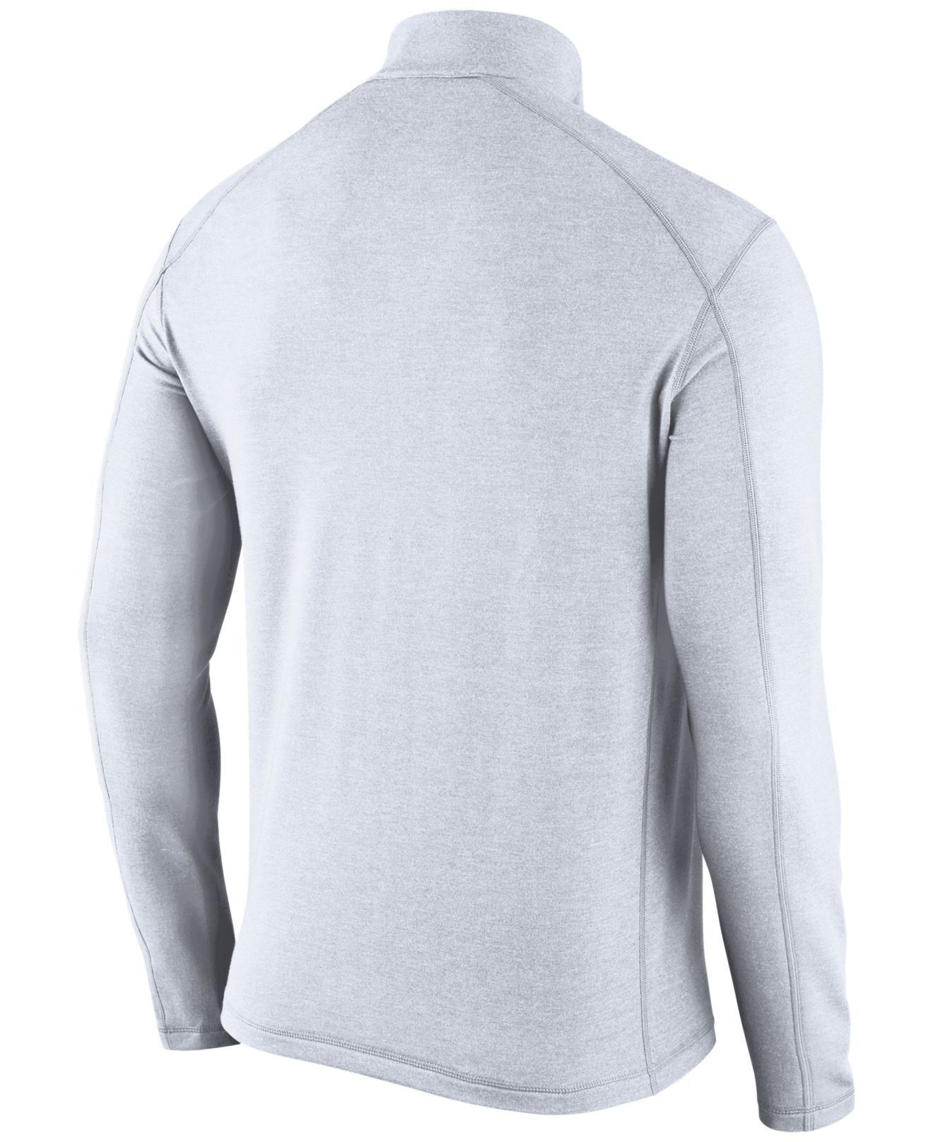 nike men's white quarter zip