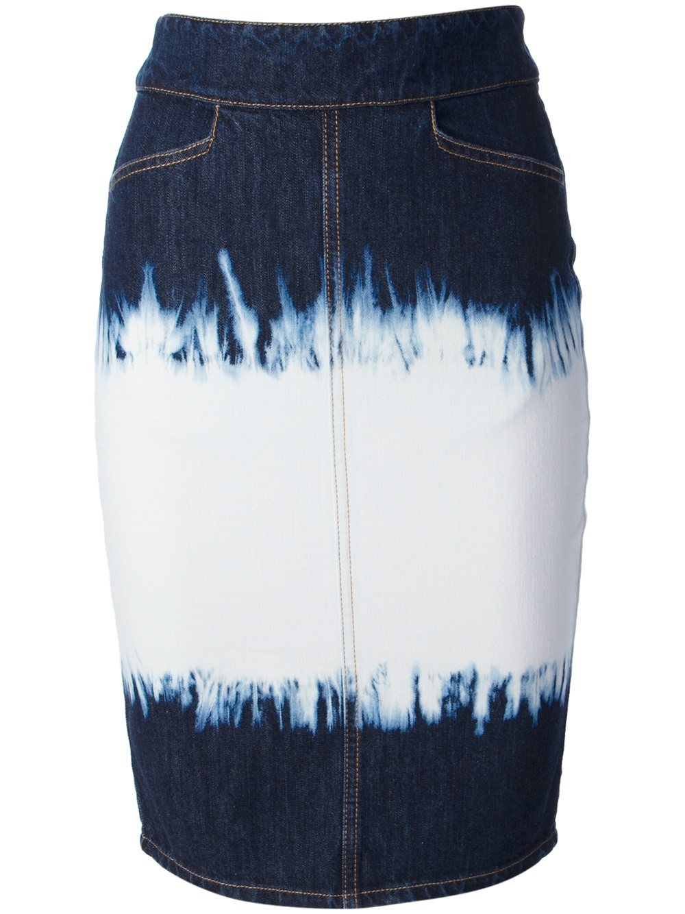 Lyst Étoile Isabel Marant Tie Dyed Denim Skirt in Blue