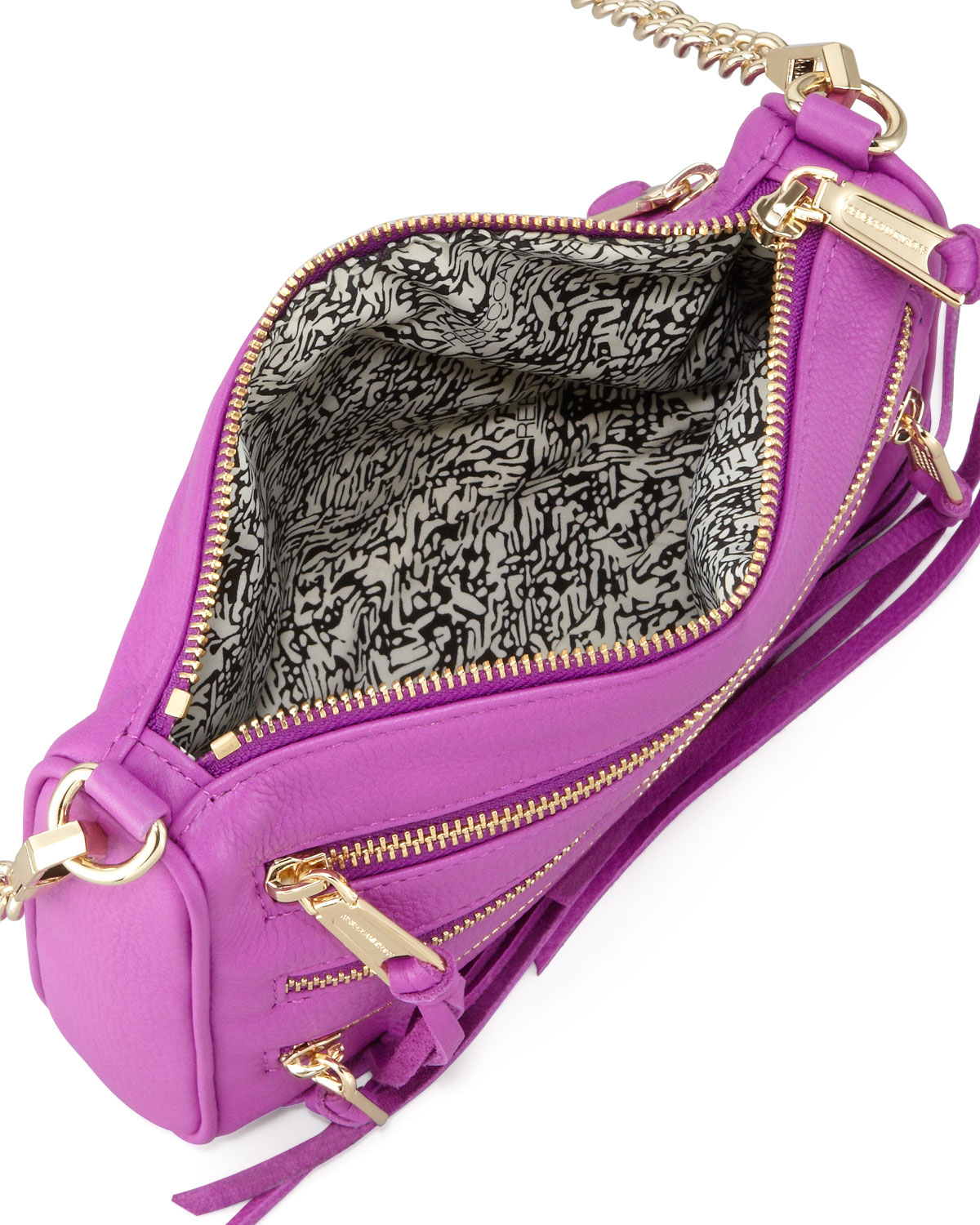 Rebecca Minkoff Core Mini 5-Zip Crossbody Bag in Purple - Lyst