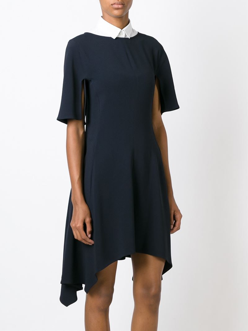 Lyst - Stella Mccartney Asymmetric Dress in Blue