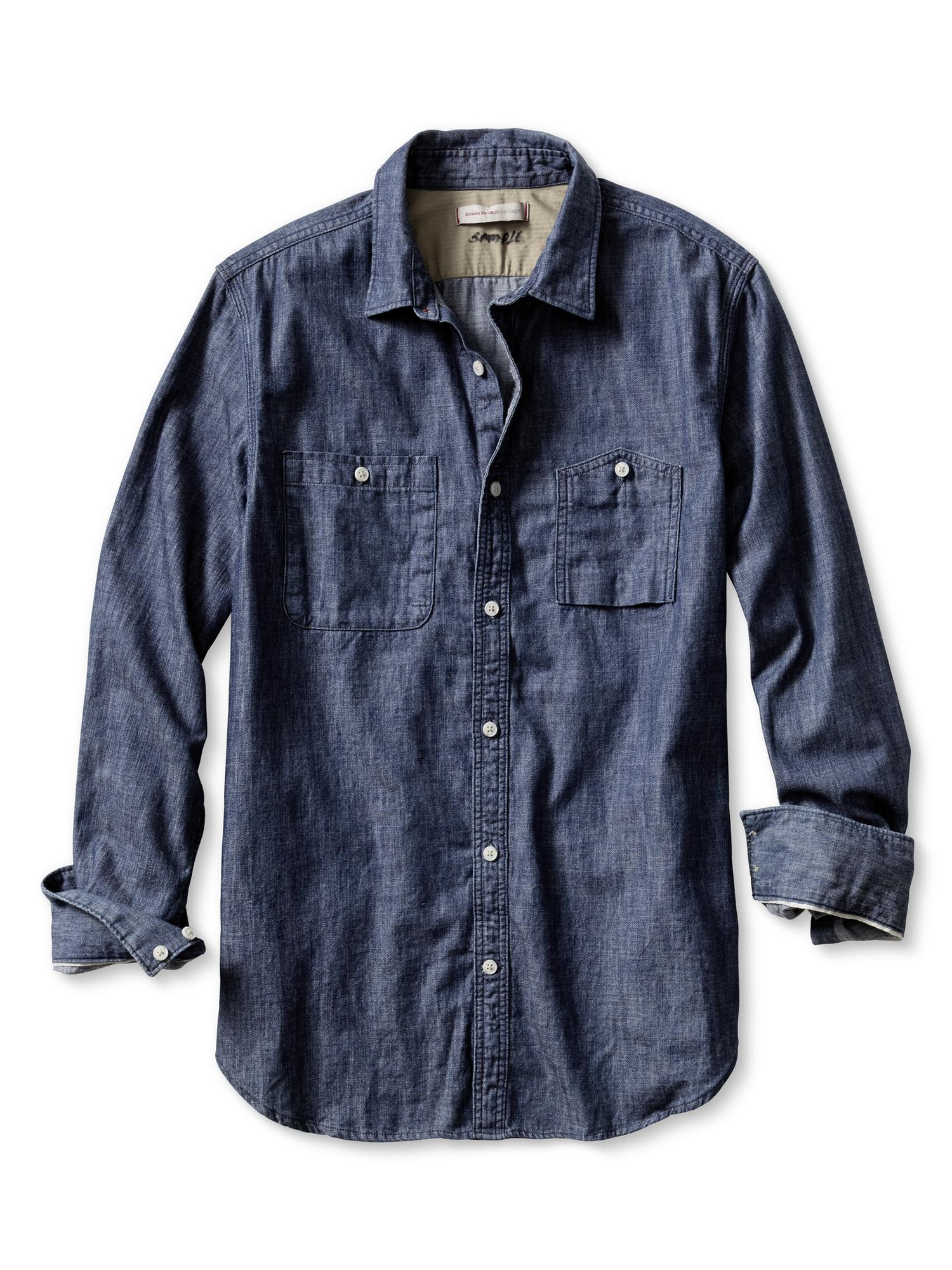 banana republic medium shirt measurements