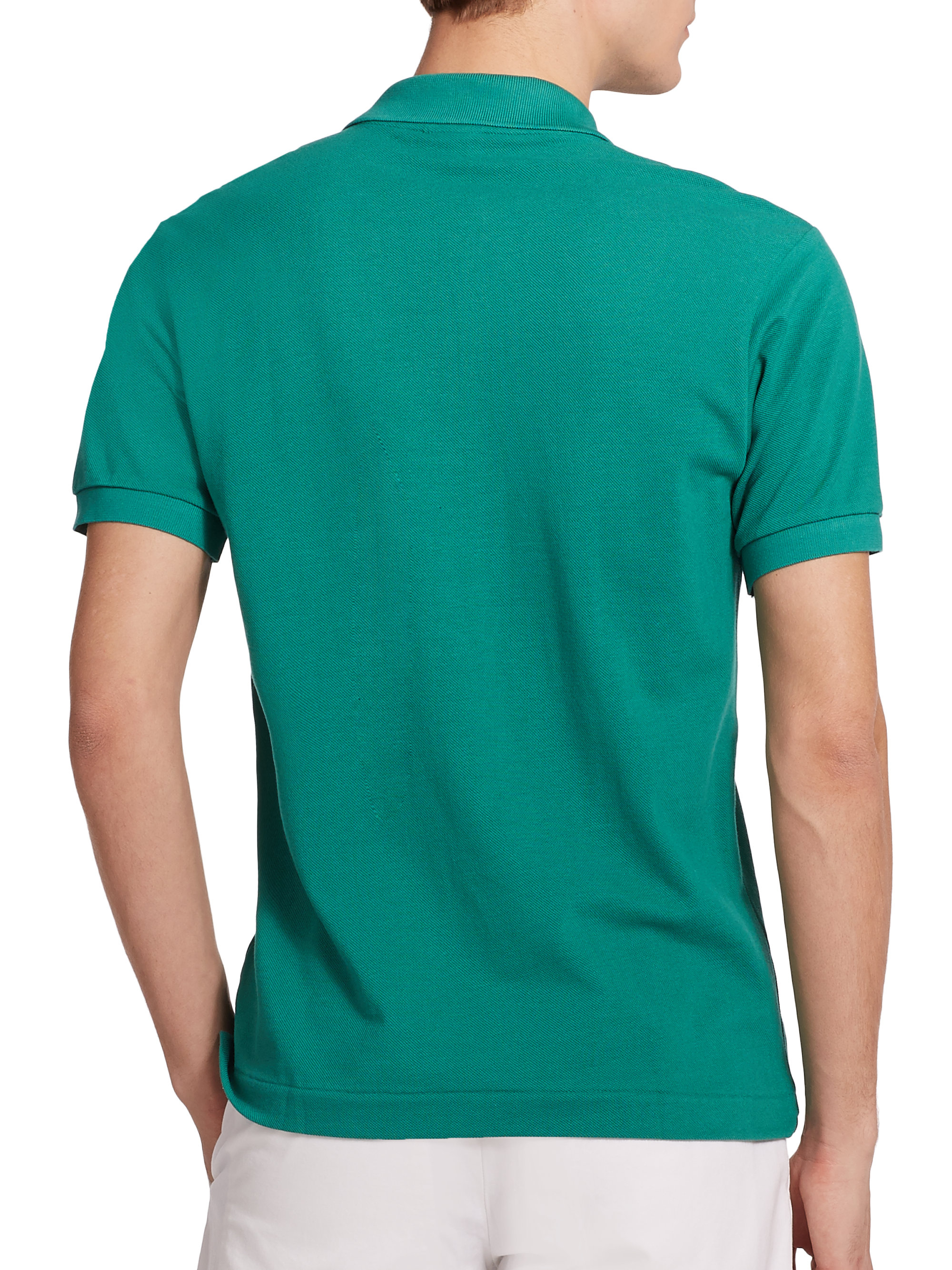 defender green polo shirt