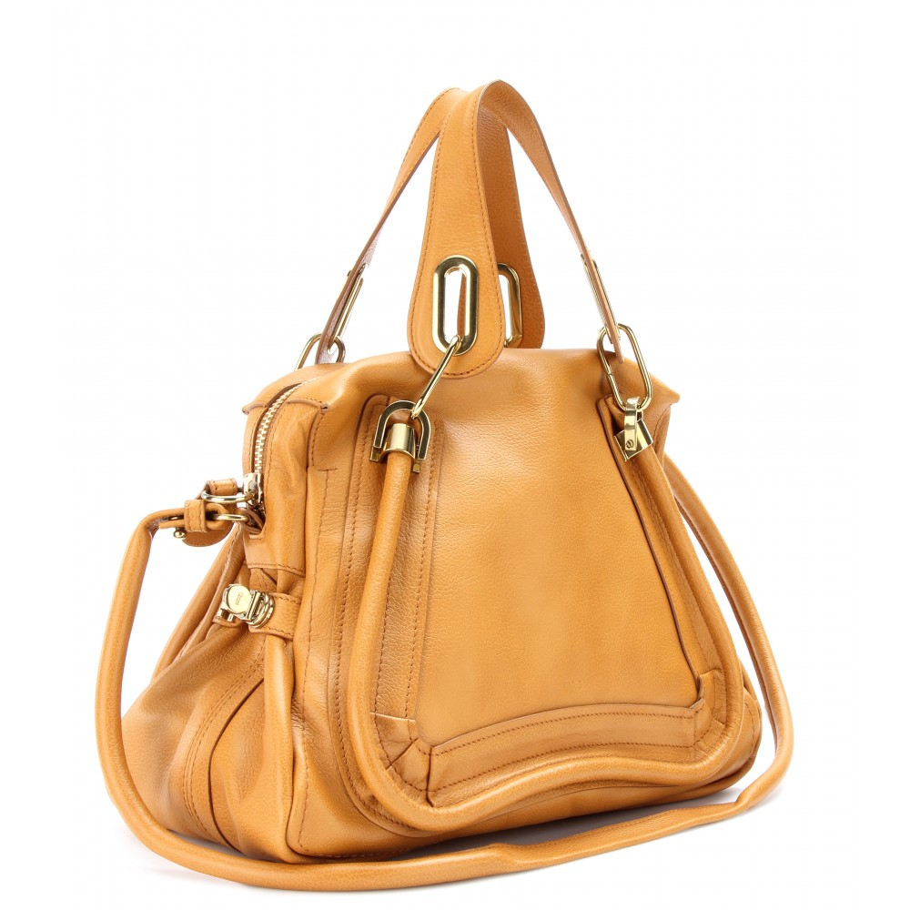 Chloé Paraty Medium Leather Shoulder Bag in Brown Lyst