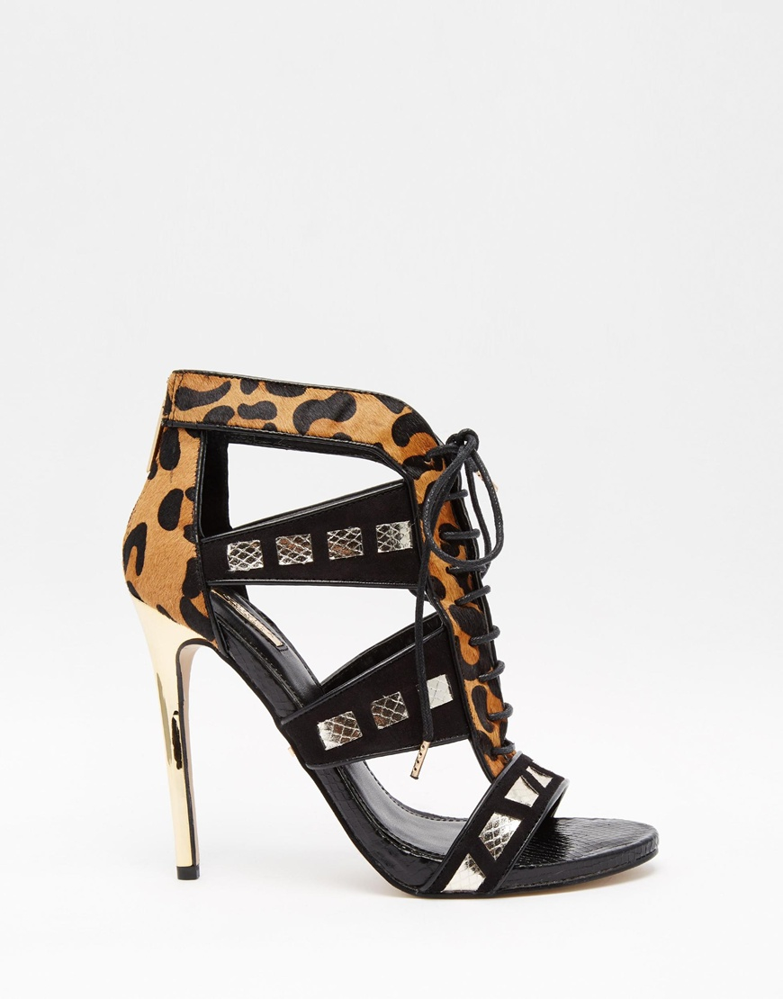 carvela leopard print sandals