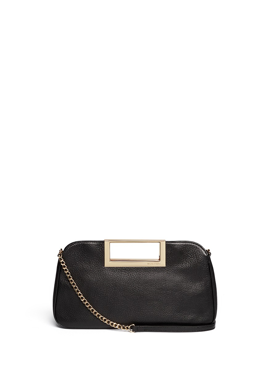 Leather clutch bag Michael Kors Black in Leather - 30013944