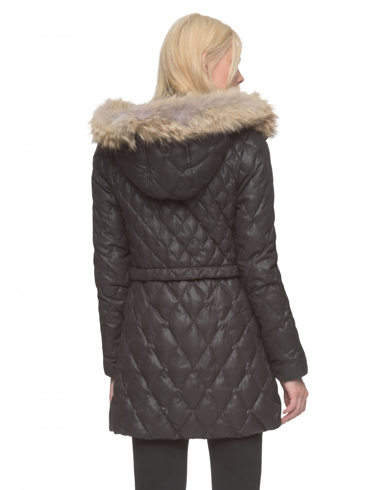 Imagini pentru Andrew Marc Genuine Coyote Fur Quilted Ava Parka