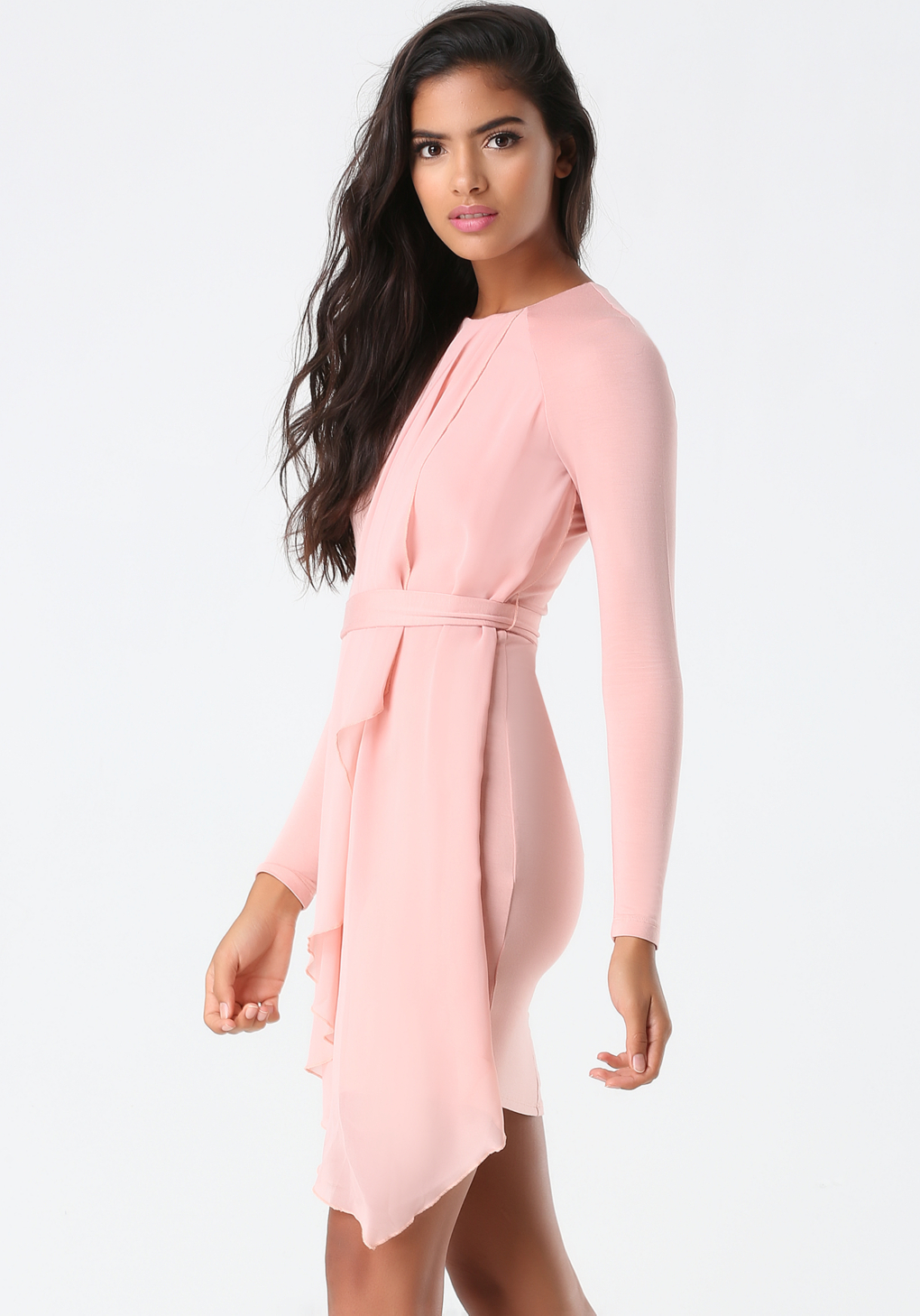 bebe asymmetric dress
