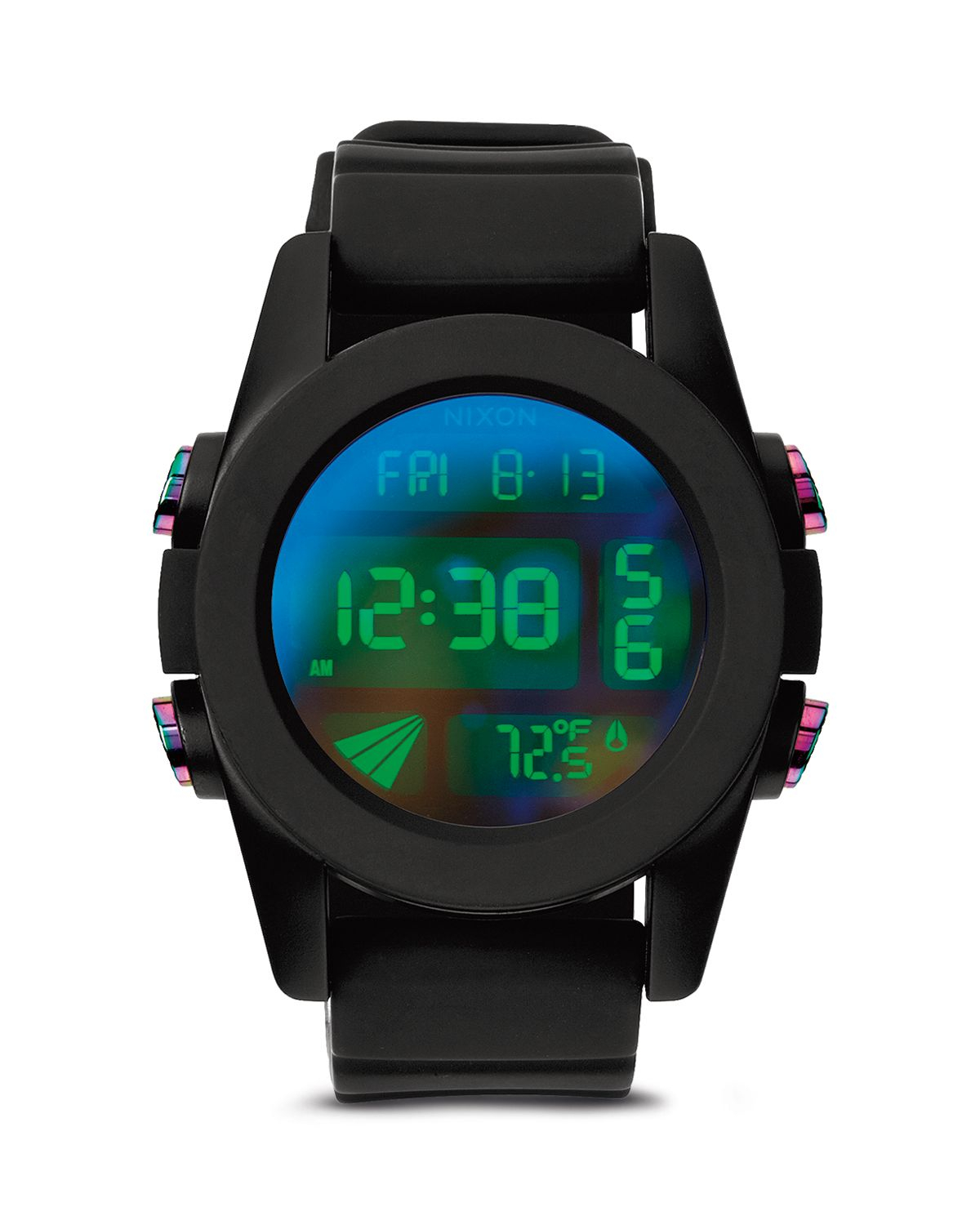 Nixon The Unit Watch 44mm in Black for Men (Black/Iridium) | Lyst