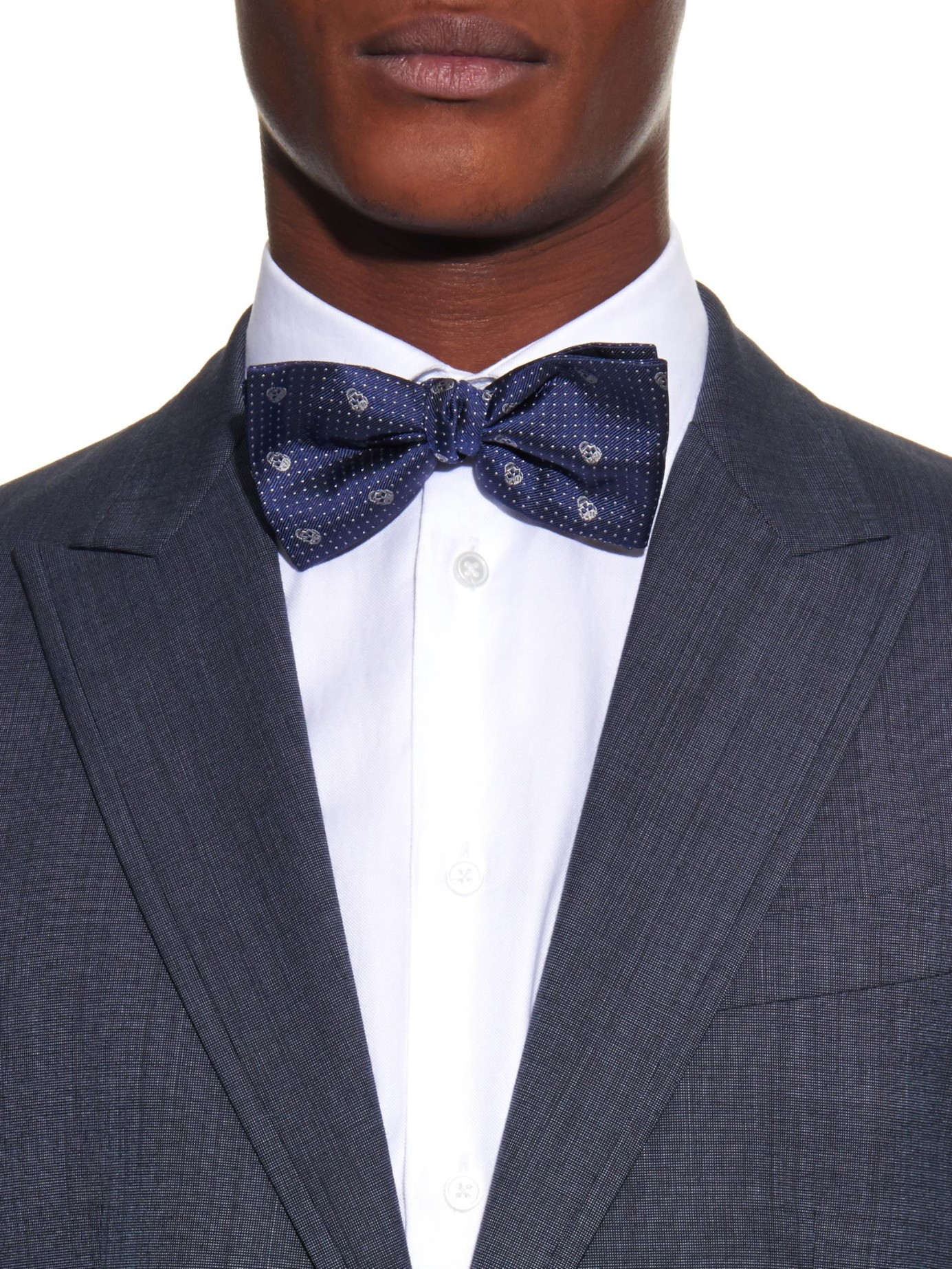 alexander mcqueen bow tie