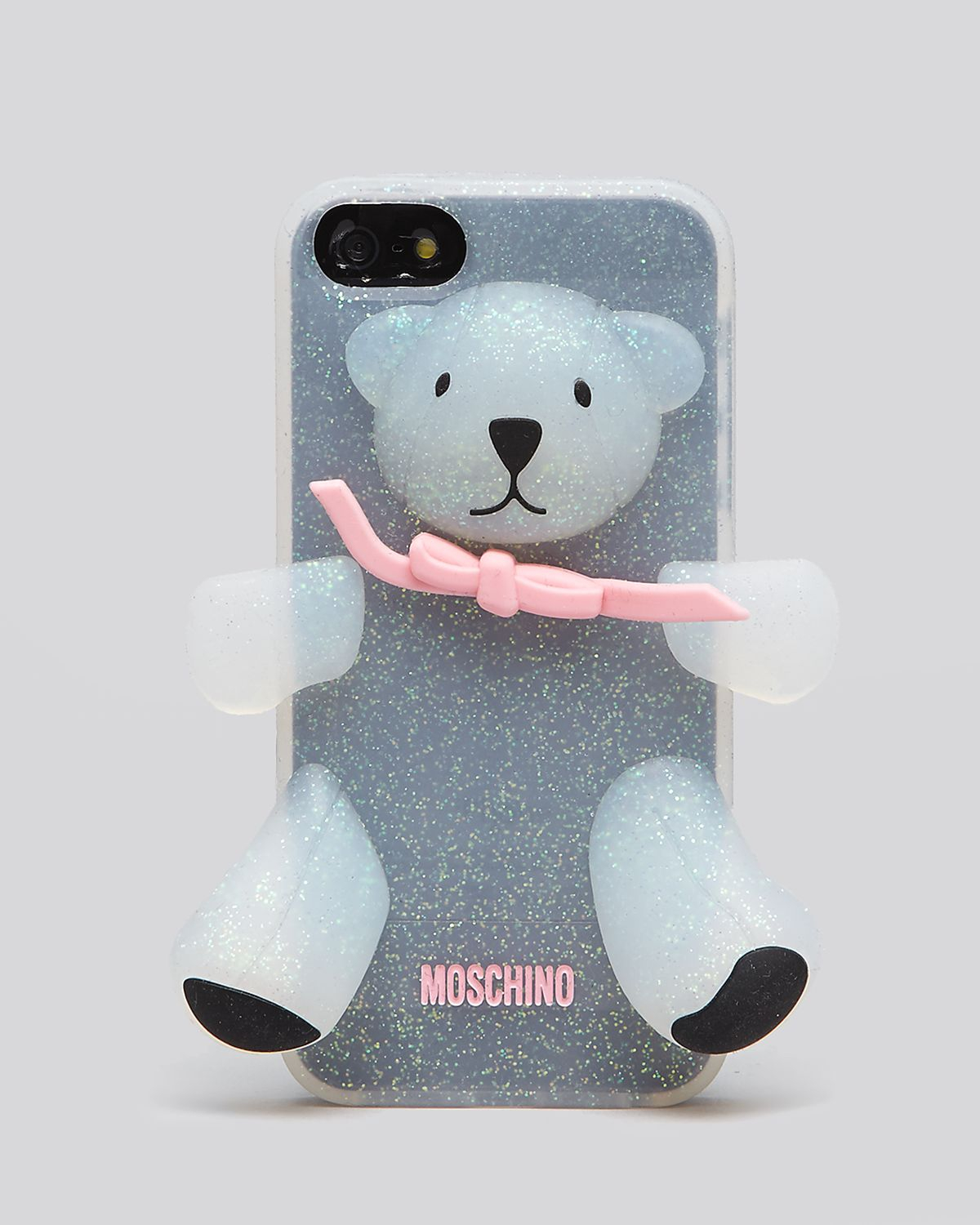 Moschino Iphone 5 5s Case Glitter Bear In White Glitter Blue Lyst Moschino Iphone 5 5s Case Glitter Bear In White Glitter Blue Lyst