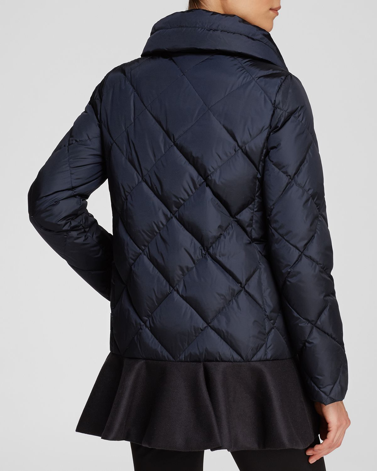 skirted down coat