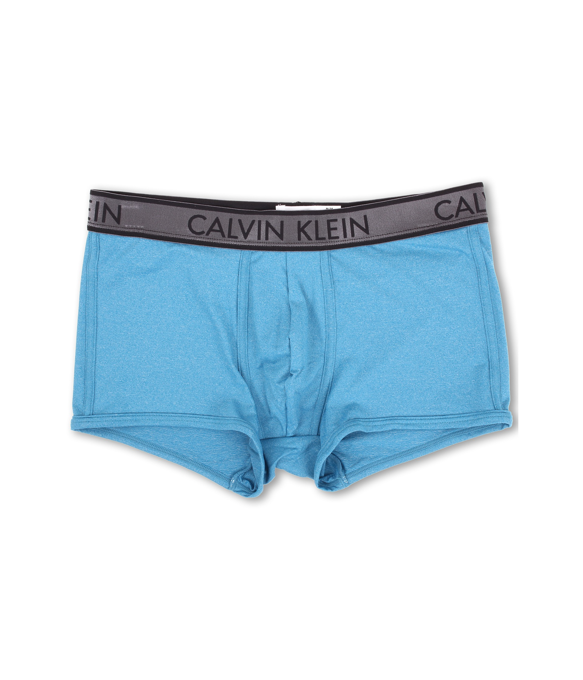 Calvin Klein | Blue Micro Heather Low Rise Trunk for Men | Lyst
