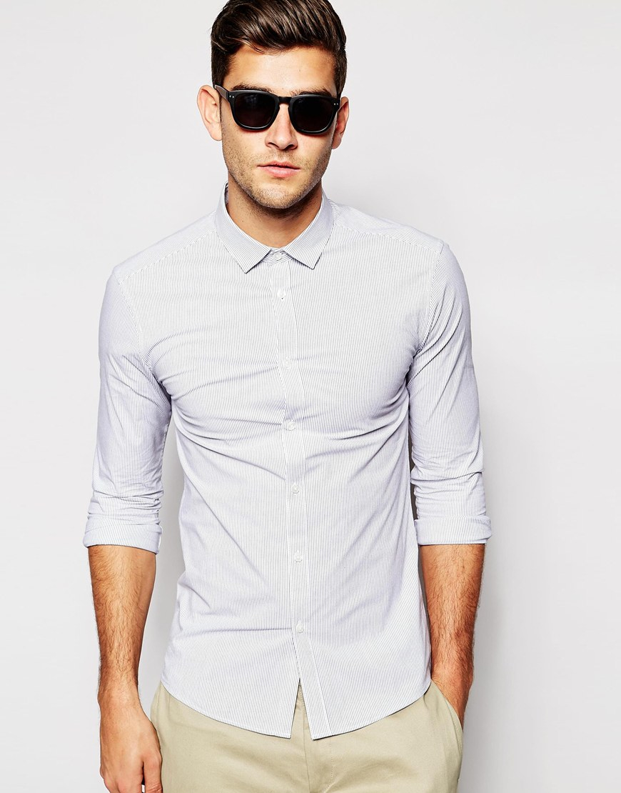 skinny fit shirt