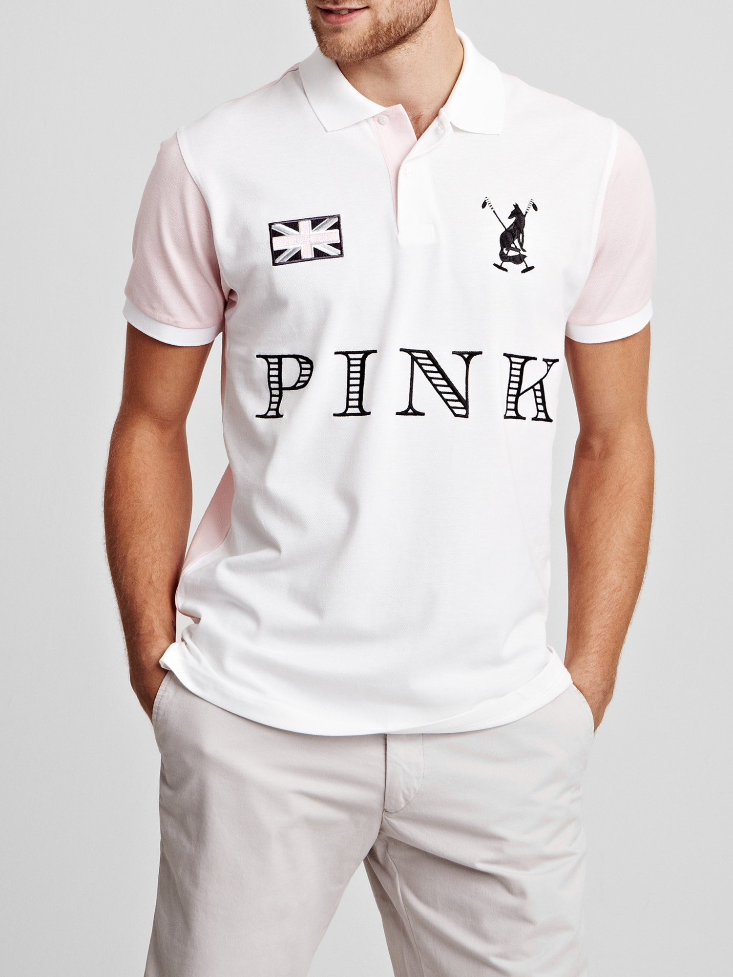 thomas pink polo shirts