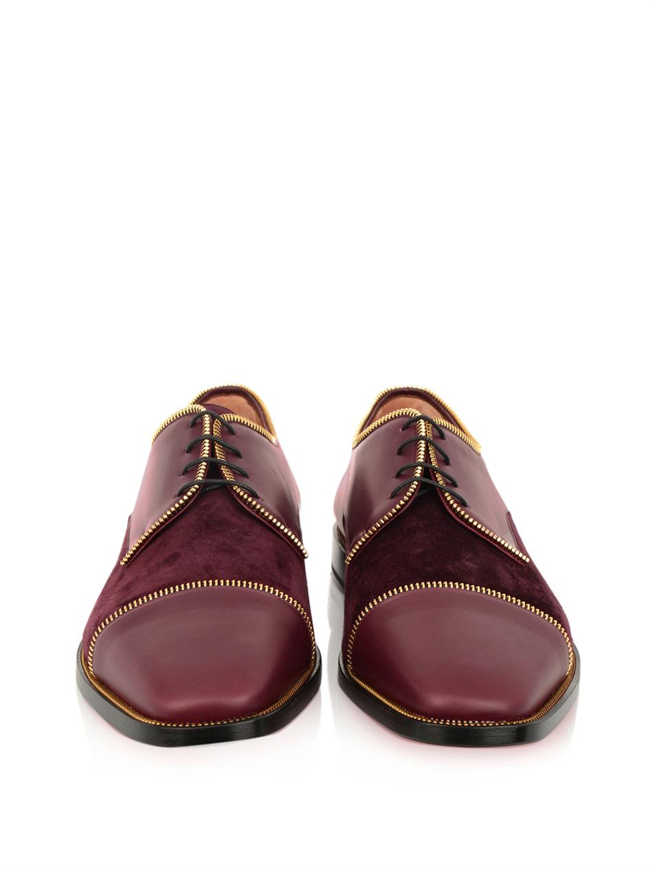 CHRISTIAN LOUBOUTIN Derbis maron CHRISTIAN LOUBOUTIN Derbis maron