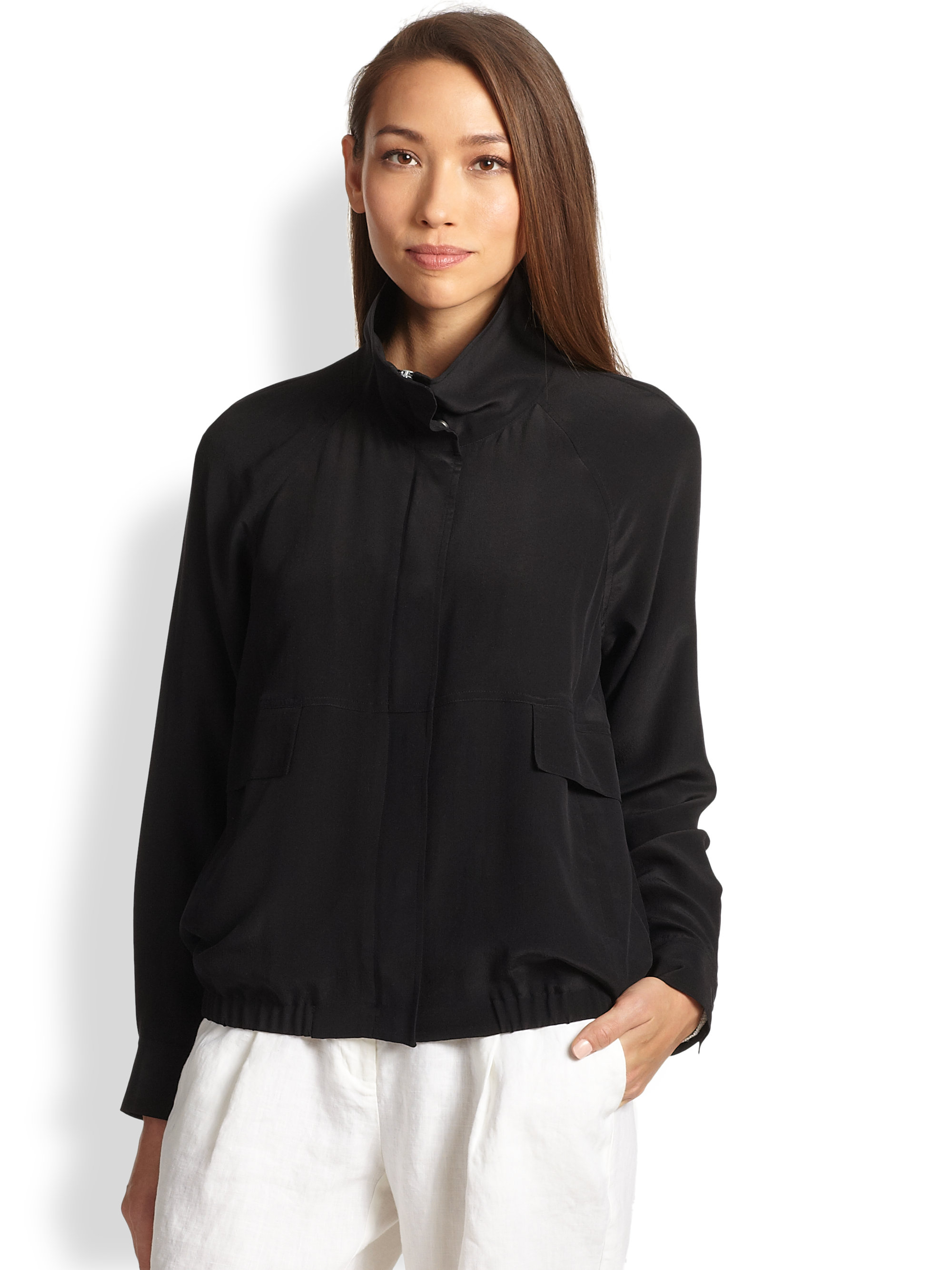 eileen fisher bomber jacket