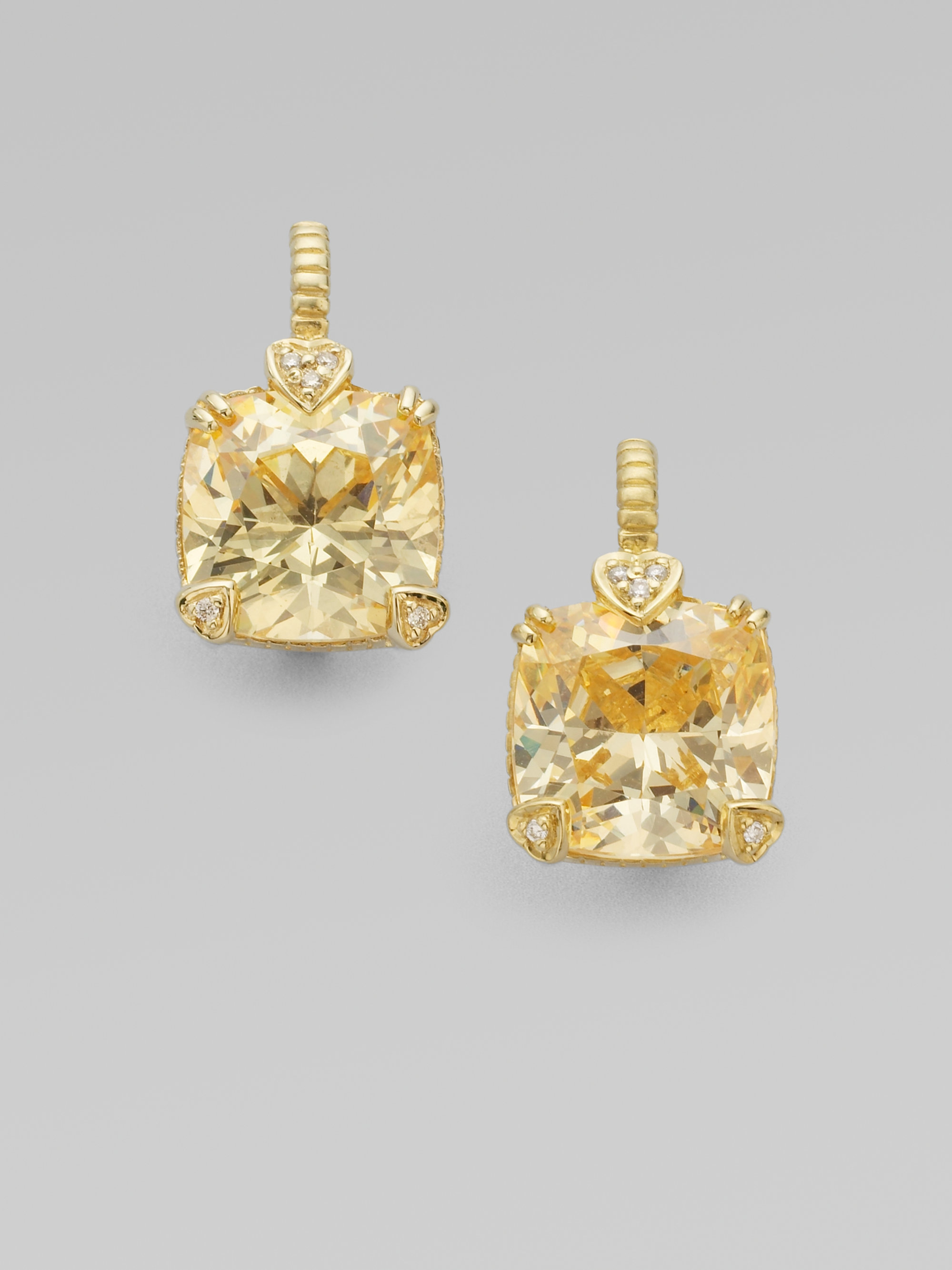 Louis Vuitton Quartz Yellow Gold Tassel Drop Earrings