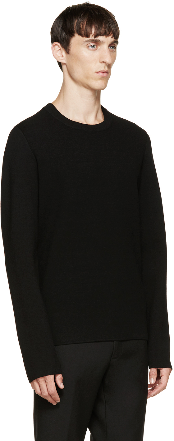acne studios black sweater