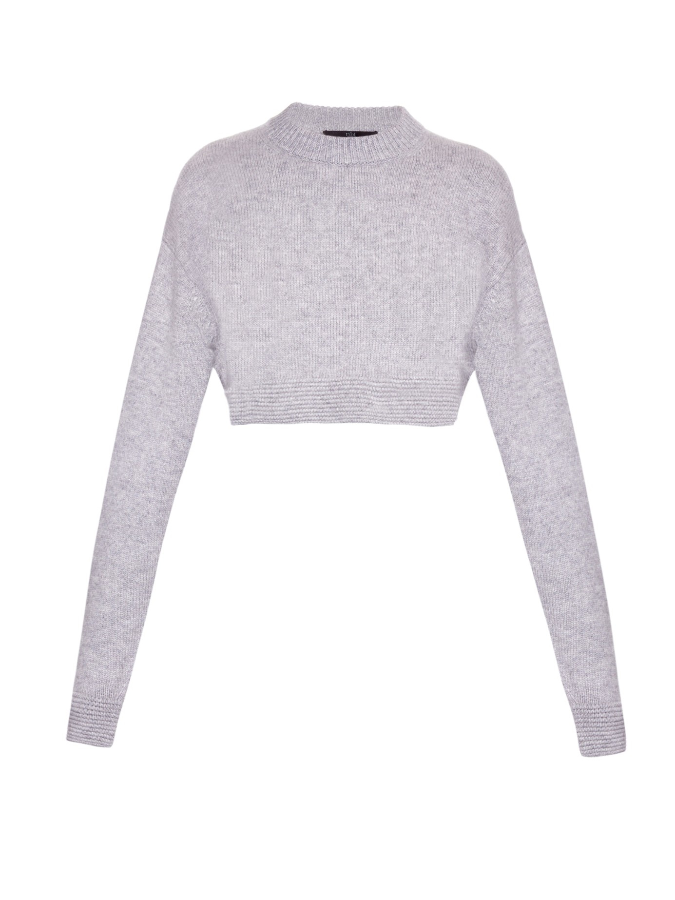 cropped cashmere turtleneck