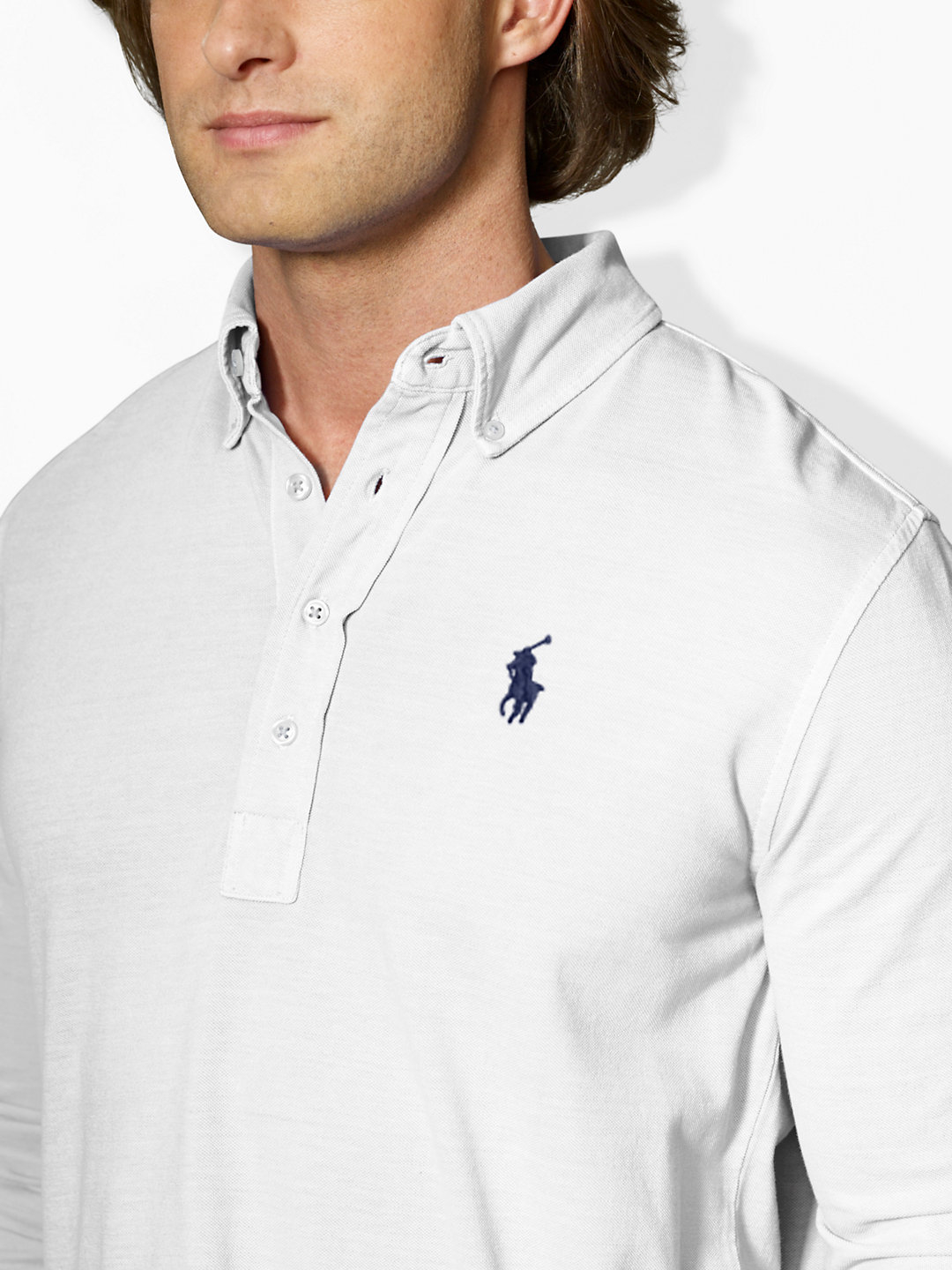 polo featherweight mesh