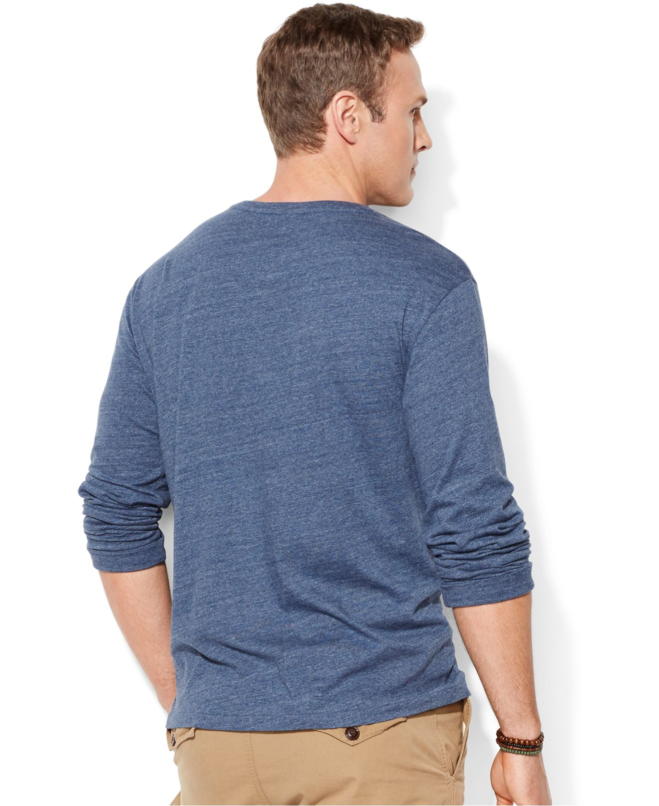 Polo Ralph Lauren Big And Tall Long-Sleeve V-Neck T-Shirt ...
