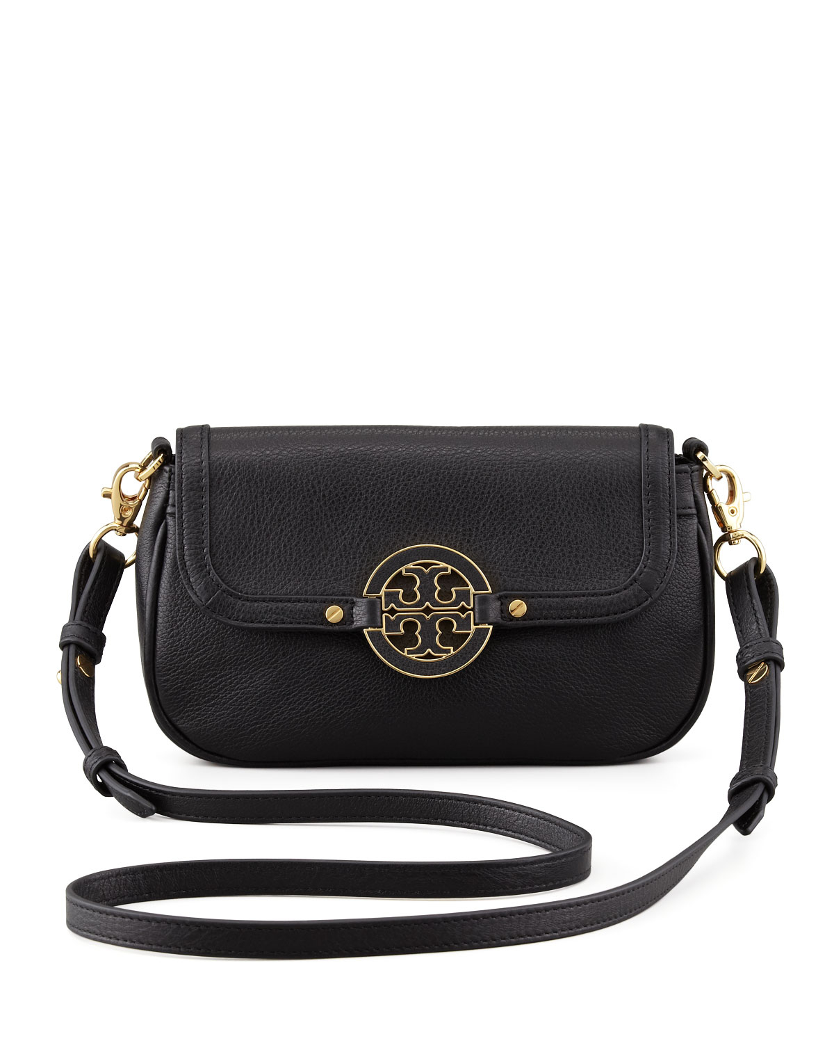tory burch black side bag