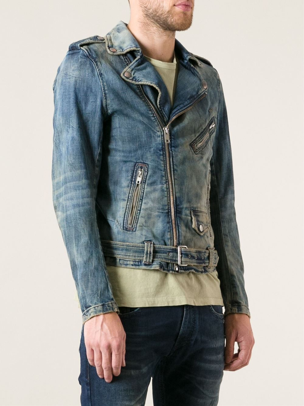 DIESEL Bhonzer Jacket in Blue for Men - Lyst