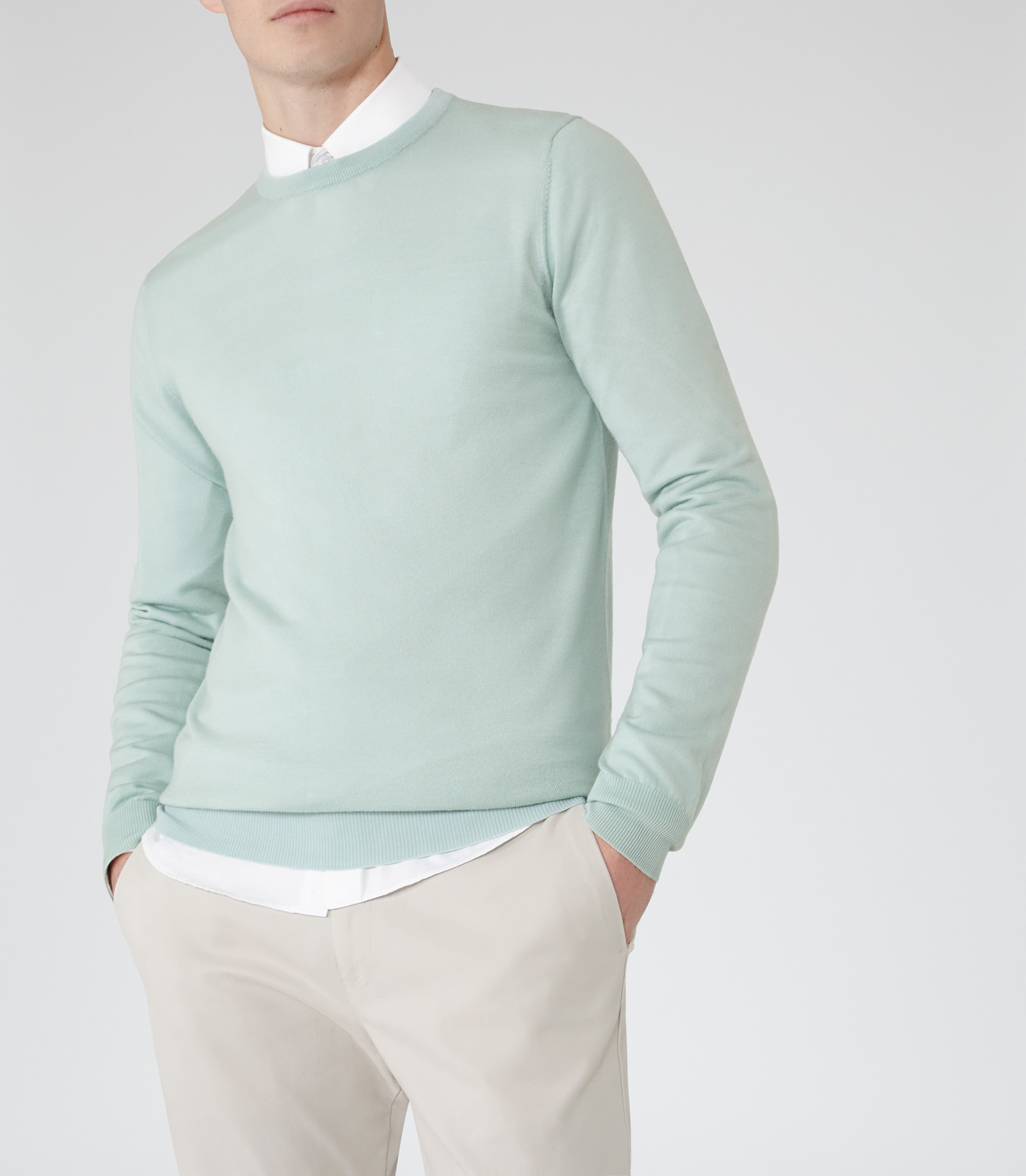 men green jumper
