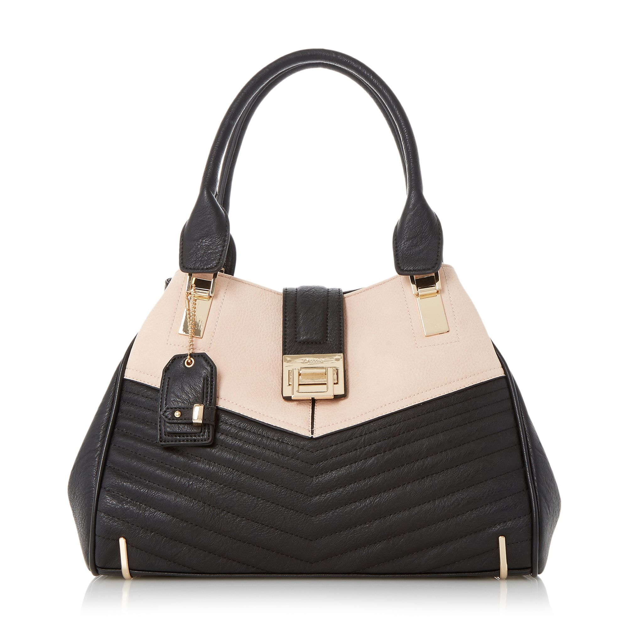 Dune Dubster Quilted Multi Compartment Bag in Black Lyst