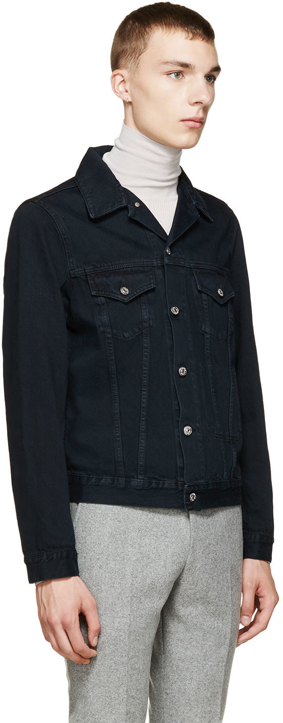 Acne Studios Navy Overdye Denim Jam 