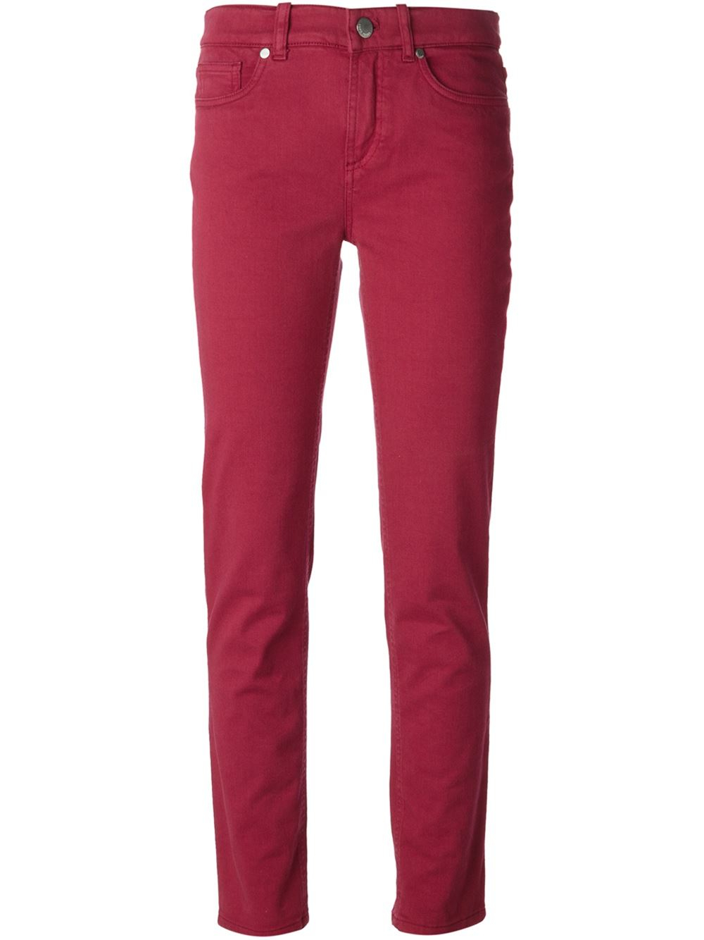 Loro Piana Skinny Jeans in Red | Lyst