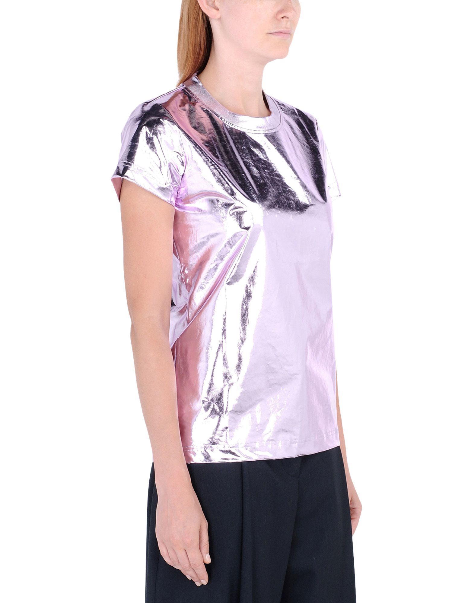 Marques Almeida Sleeve T Shirt In Purple Lilac Lyst marques almeida sleeve t shirt in purple lilac lyst