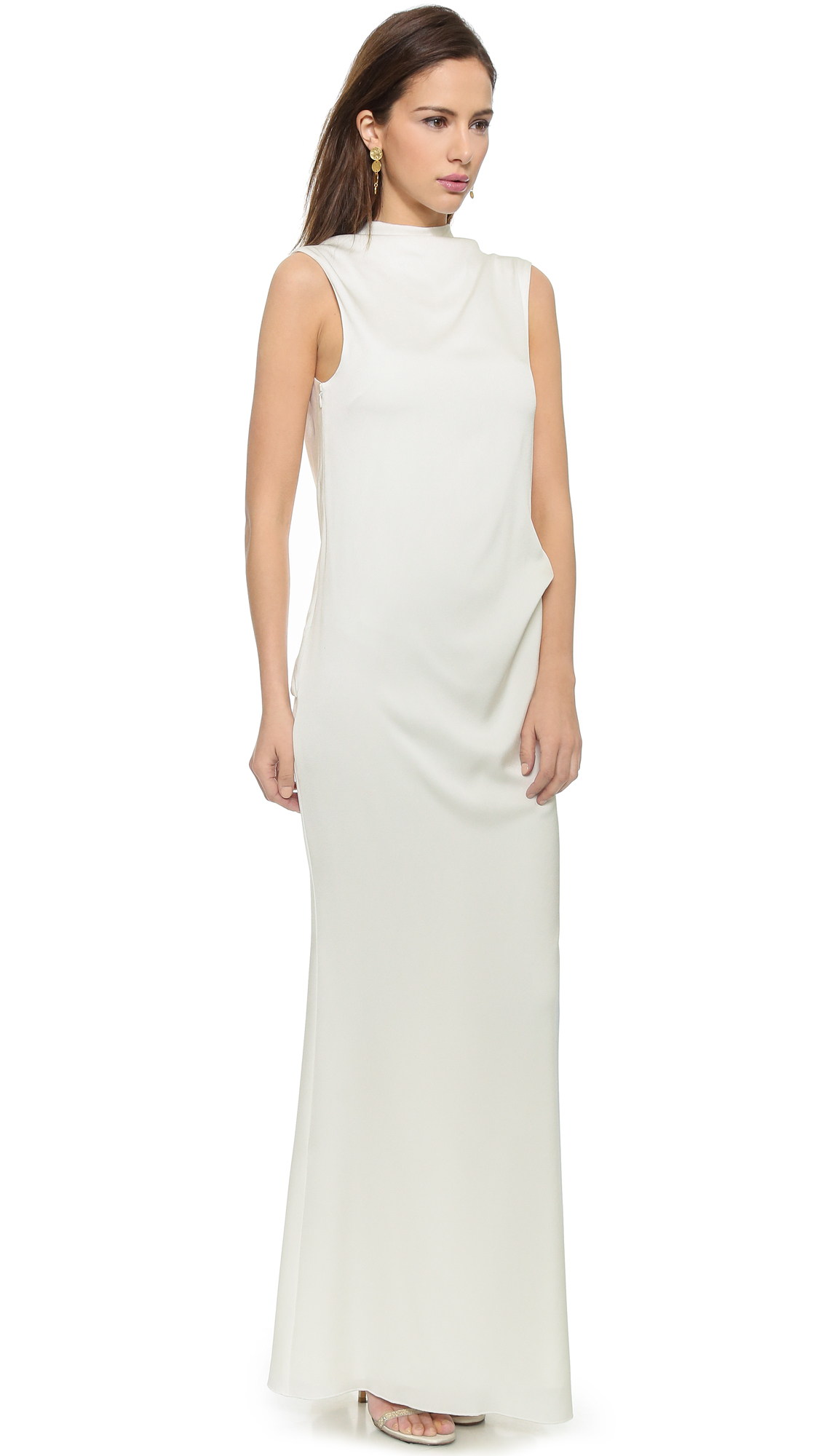 Lyst - Camilla & Marc Silver Lining Dress - Winter White in White