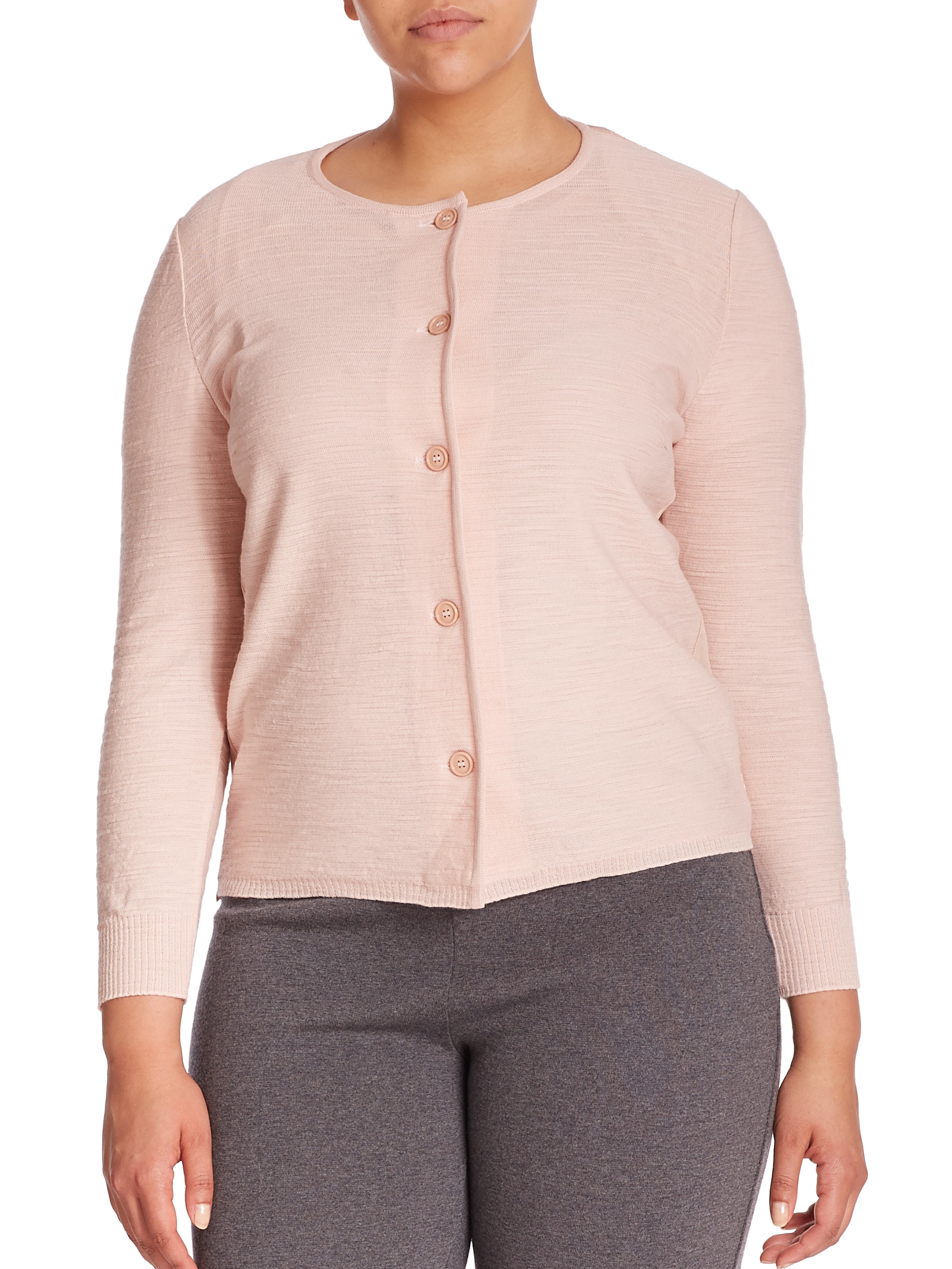 Lyst Stizzoli Lacetrimmed Cardigan in Pink