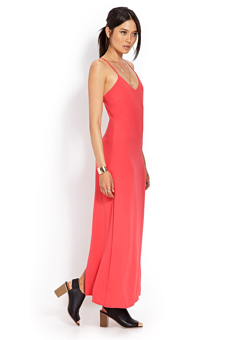 red long dress forever 21