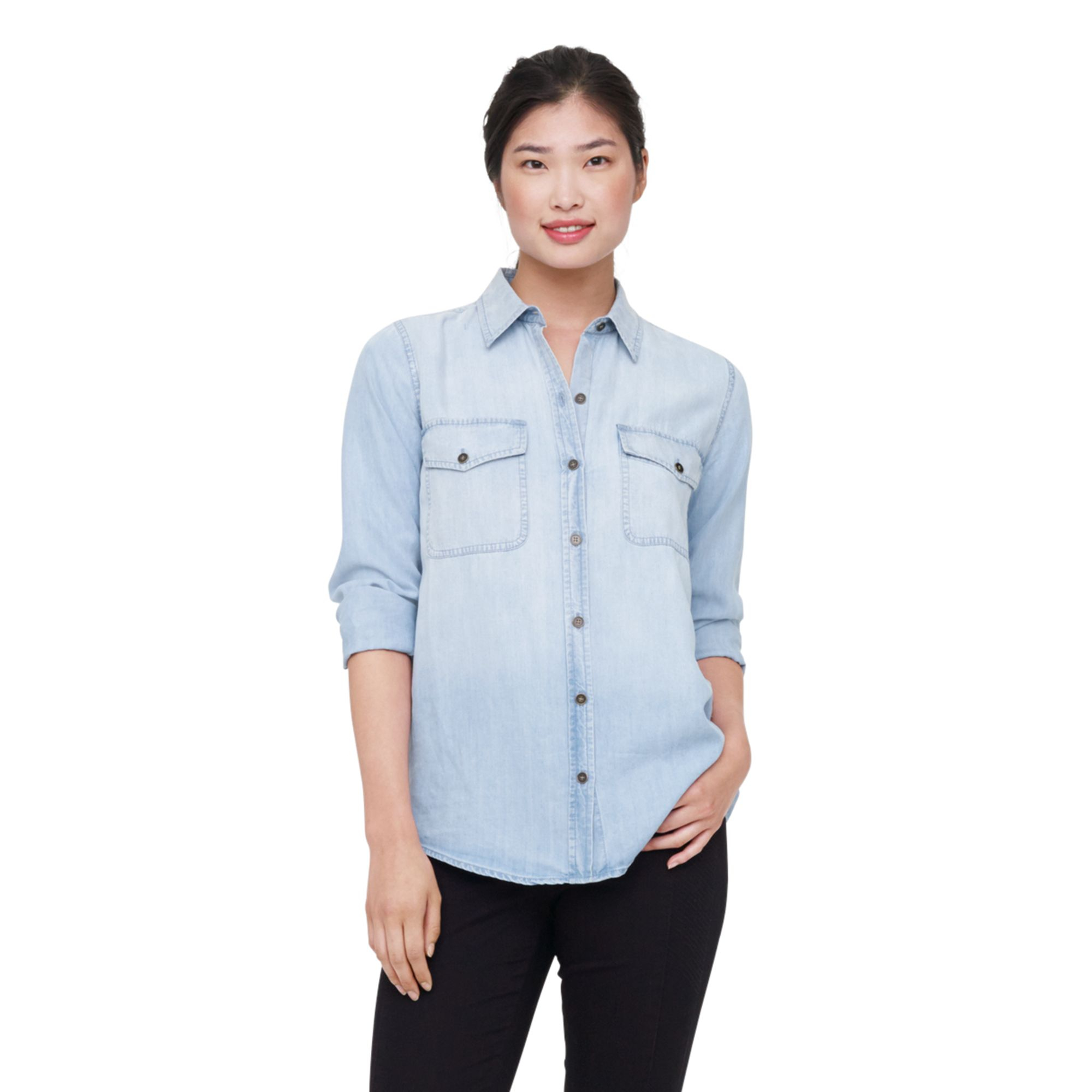 club monaco denim shirt