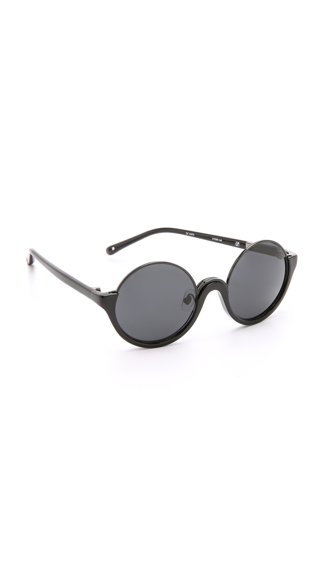 3.1 Phillip Lim Rimless Top Sunglasses - Black/black Lyst