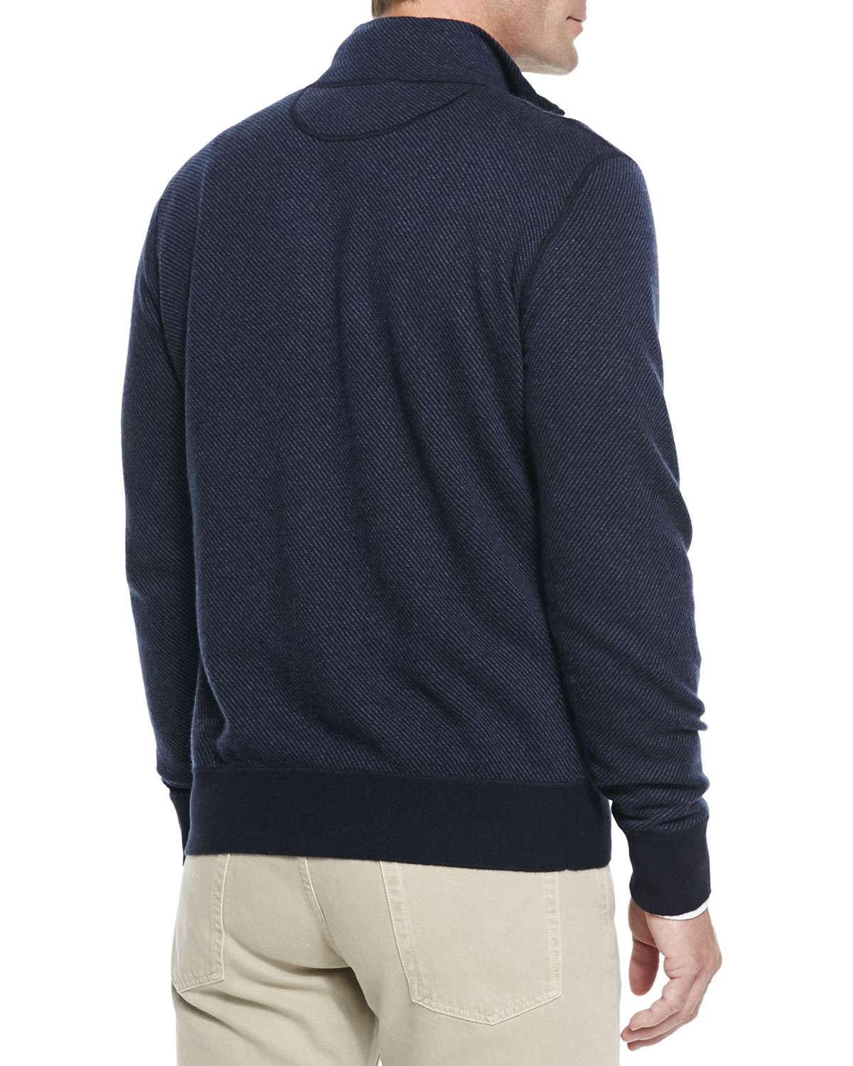 loro piana half zip